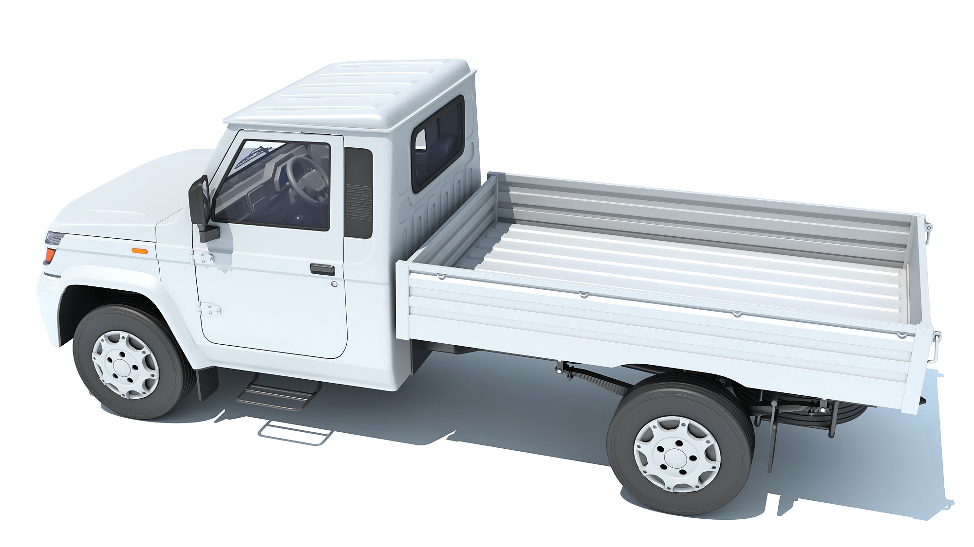 Mahindra Bolero Maxx Pik-Up 3D Model Indian Commercial Pickup Truck