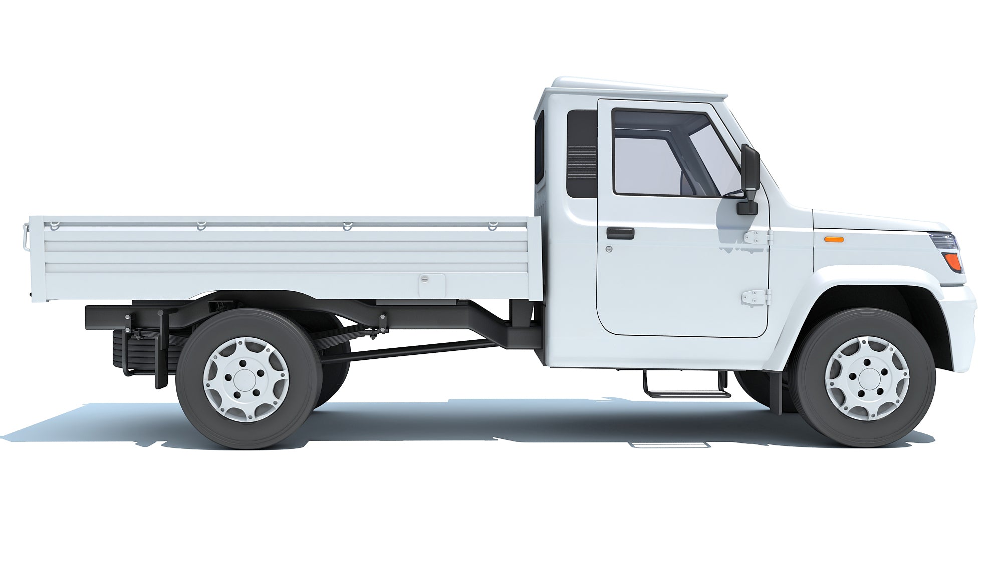 Mahindra Bolero Maxx Pik-Up 3D Model Indian Commercial Pickup Truck