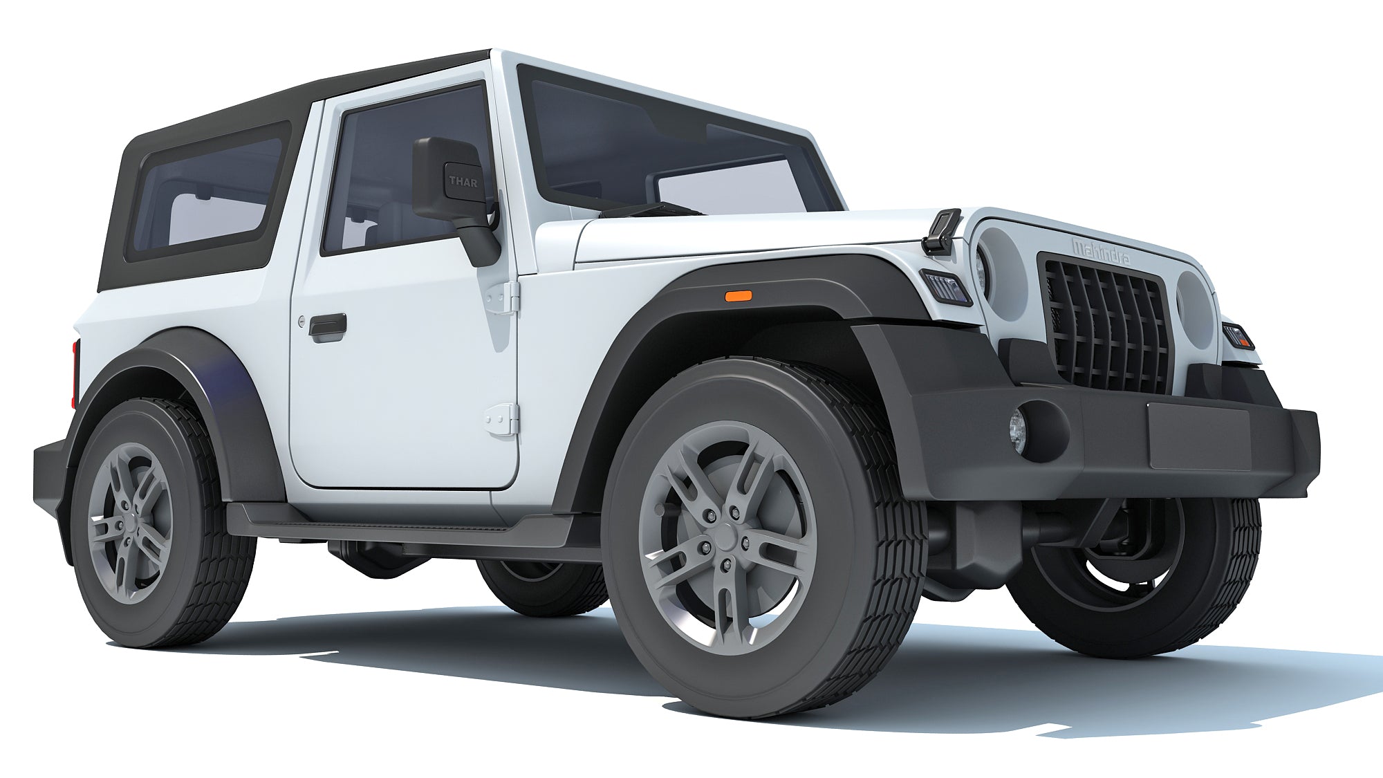 Mahindra Thar Compact SUV 4x4 Detailed Off-Road Vehicle
