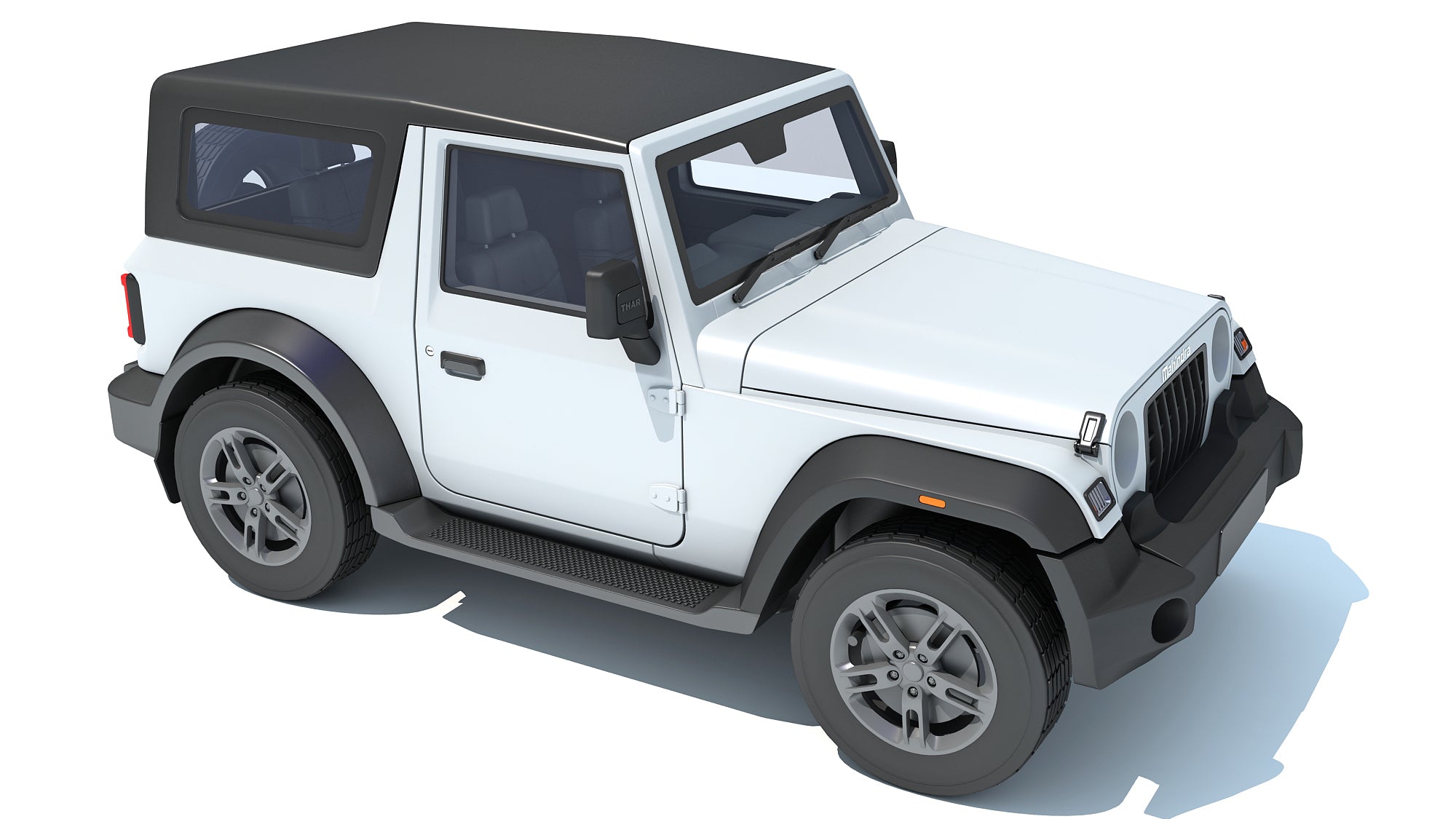Mahindra Thar Compact SUV 4x4 Detailed Off-Road Vehicle