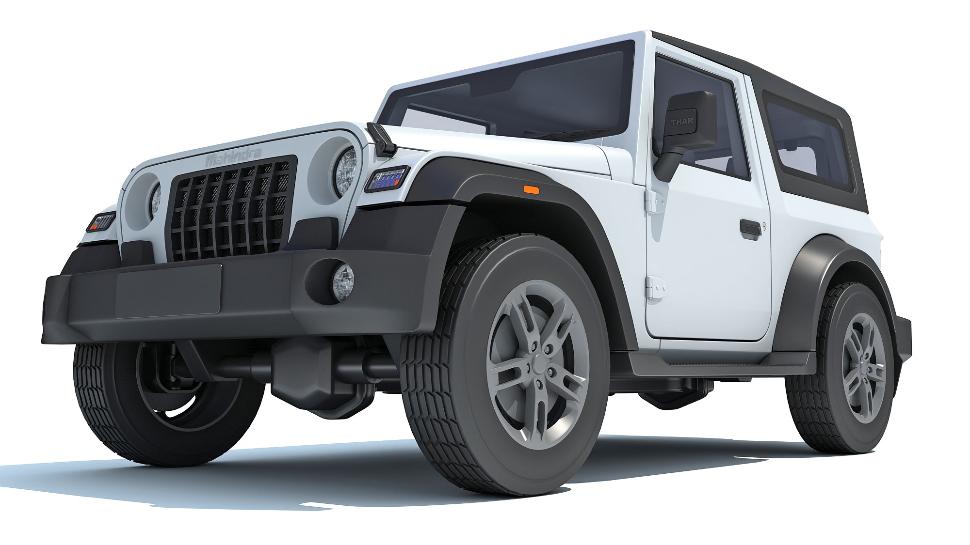 Mahindra Thar Compact SUV 4x4 Detailed Off-Road Vehicle