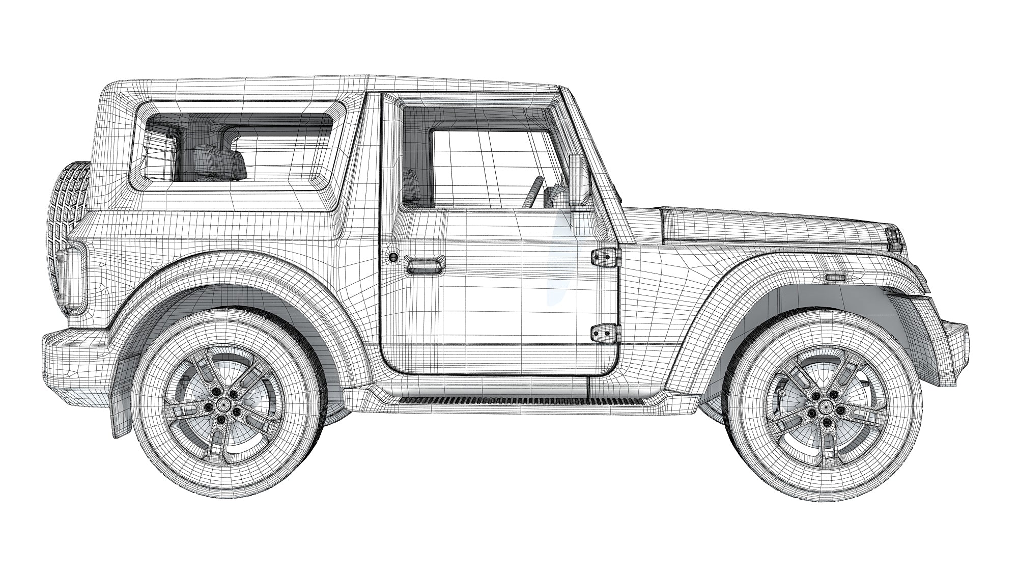 Mahindra Thar Compact SUV 4x4 Detailed Off-Road Vehicle