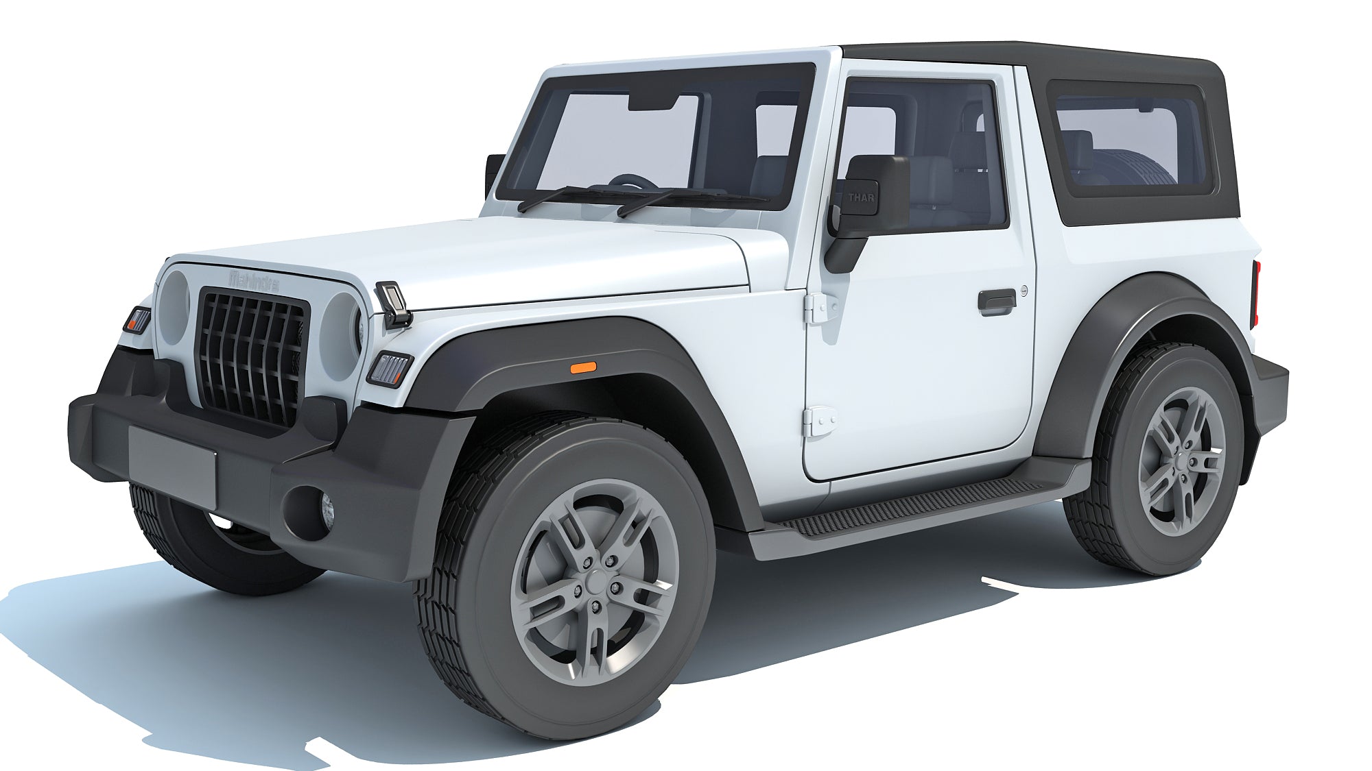 Mahindra Thar Compact SUV 4x4 Detailed Off-Road Vehicle