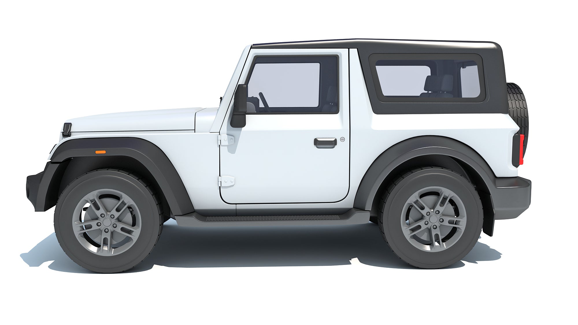 Mahindra Thar Compact SUV 4x4 Detailed Off-Road Vehicle