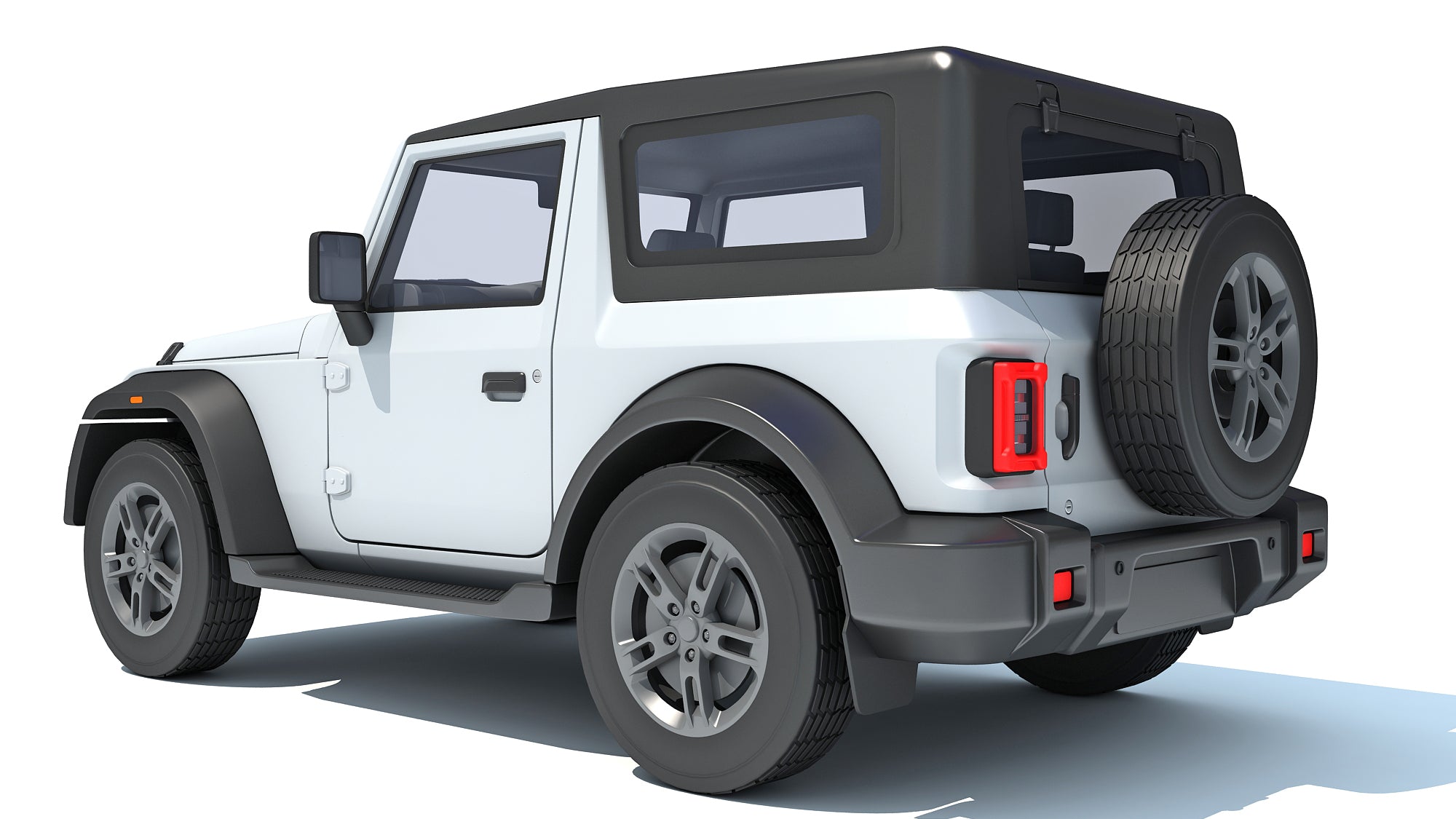 Mahindra Thar Compact SUV 4x4 Detailed Off-Road Vehicle