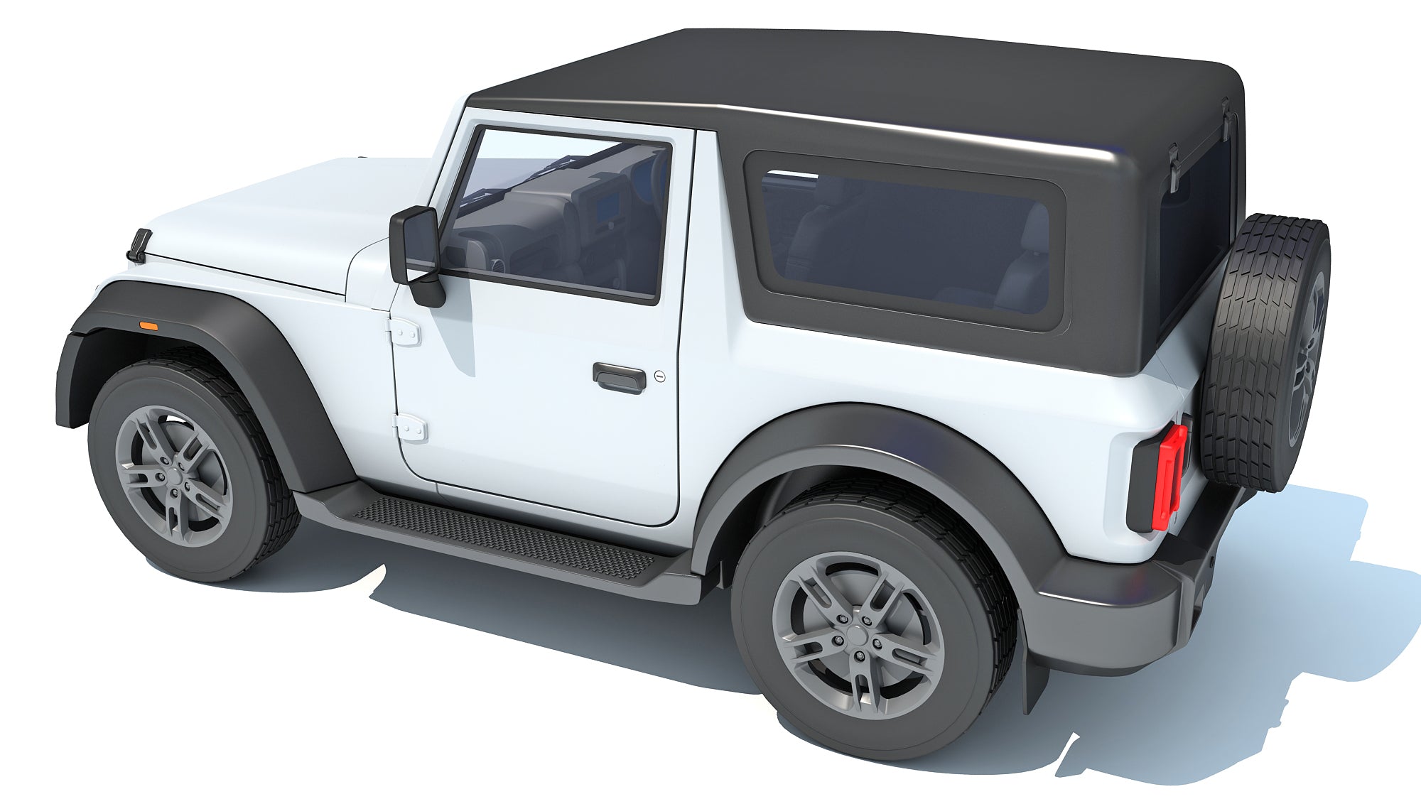 Mahindra Thar Compact SUV 4x4 Detailed Off-Road Vehicle