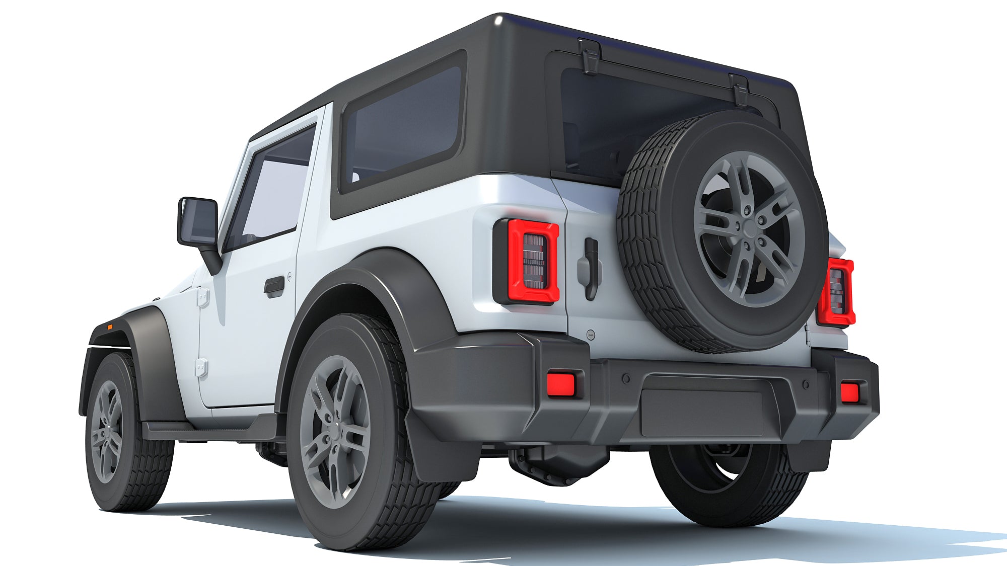 Mahindra Thar Compact SUV 4x4 Detailed Off-Road Vehicle