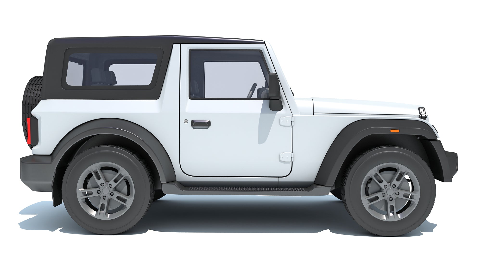 Mahindra Thar Compact SUV 4x4 Detailed Off-Road Vehicle