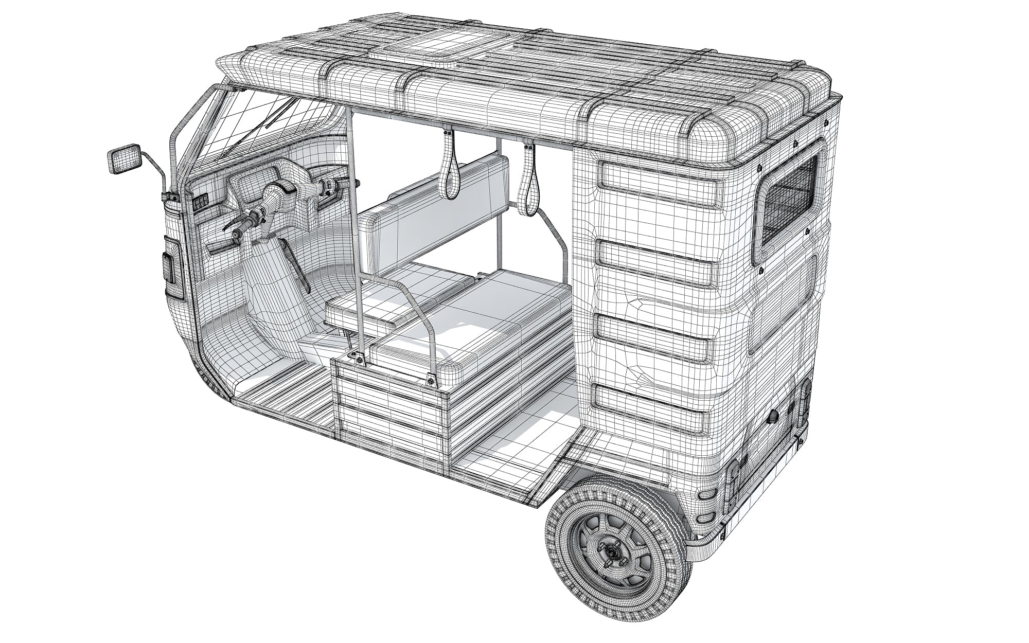Electric 3 Wheeler Rickshaw