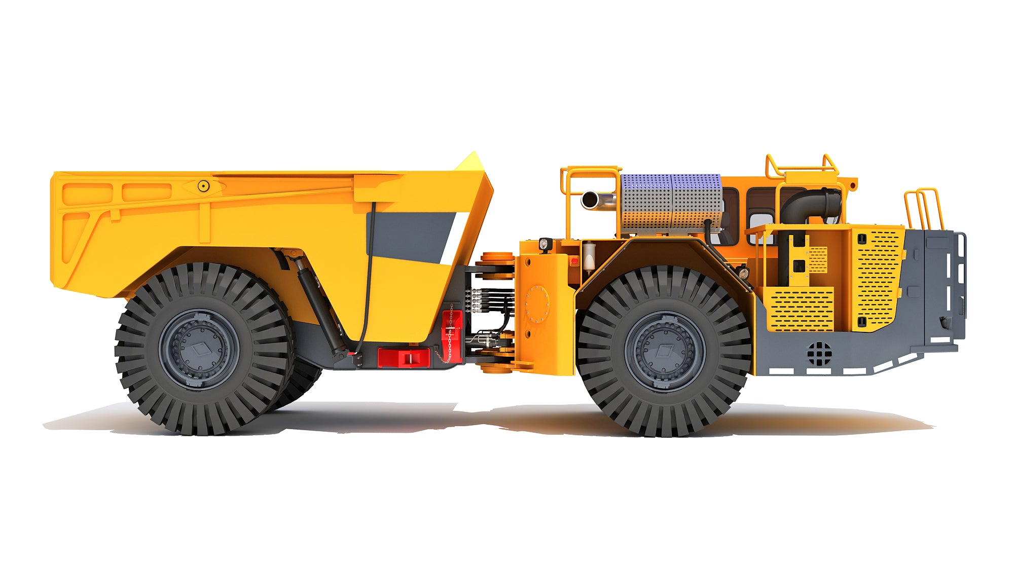 Articulated Underground Mining Truck Haul Vehicle
