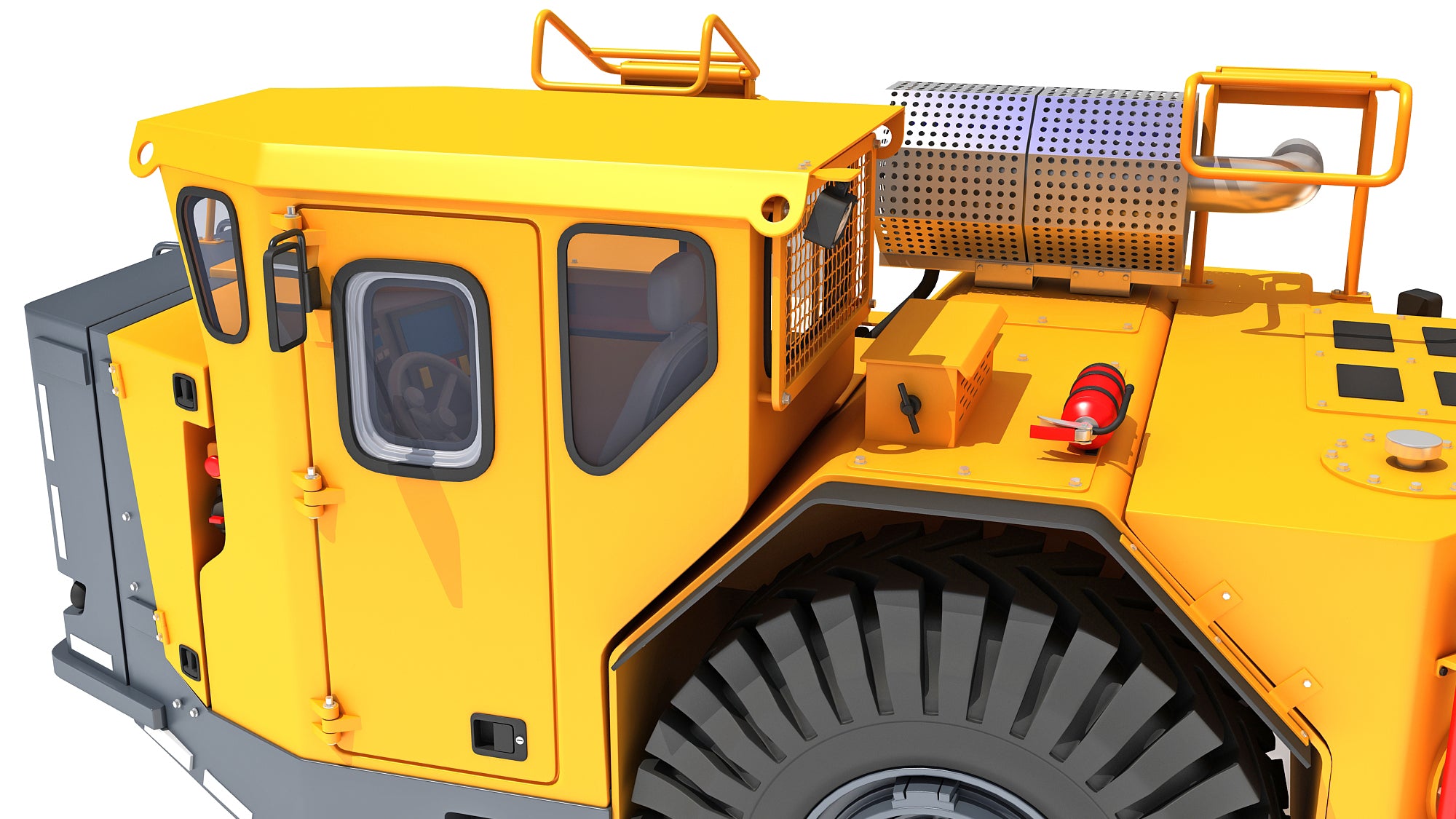 Articulated Underground Mining Truck Haul Vehicle