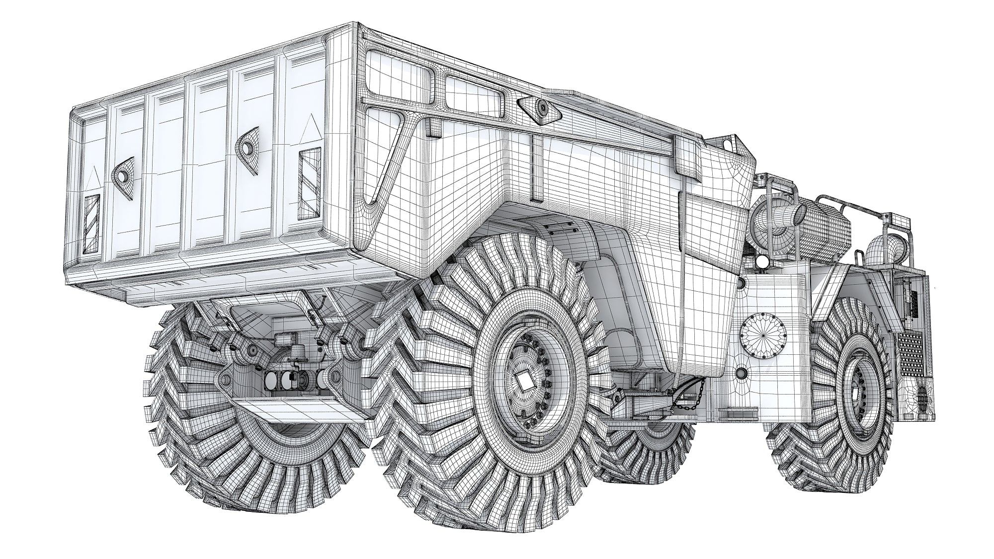Articulated Underground Mining Truck Haul Vehicle