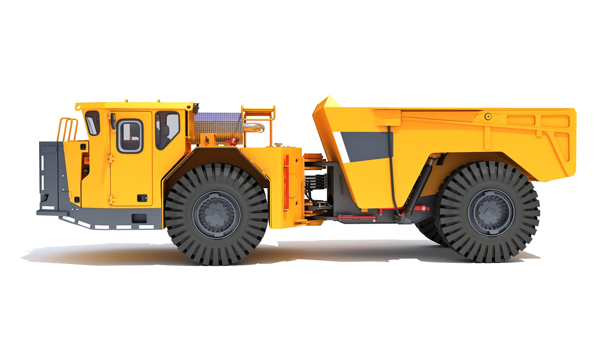 Articulated Underground Mining Truck Haul Vehicle