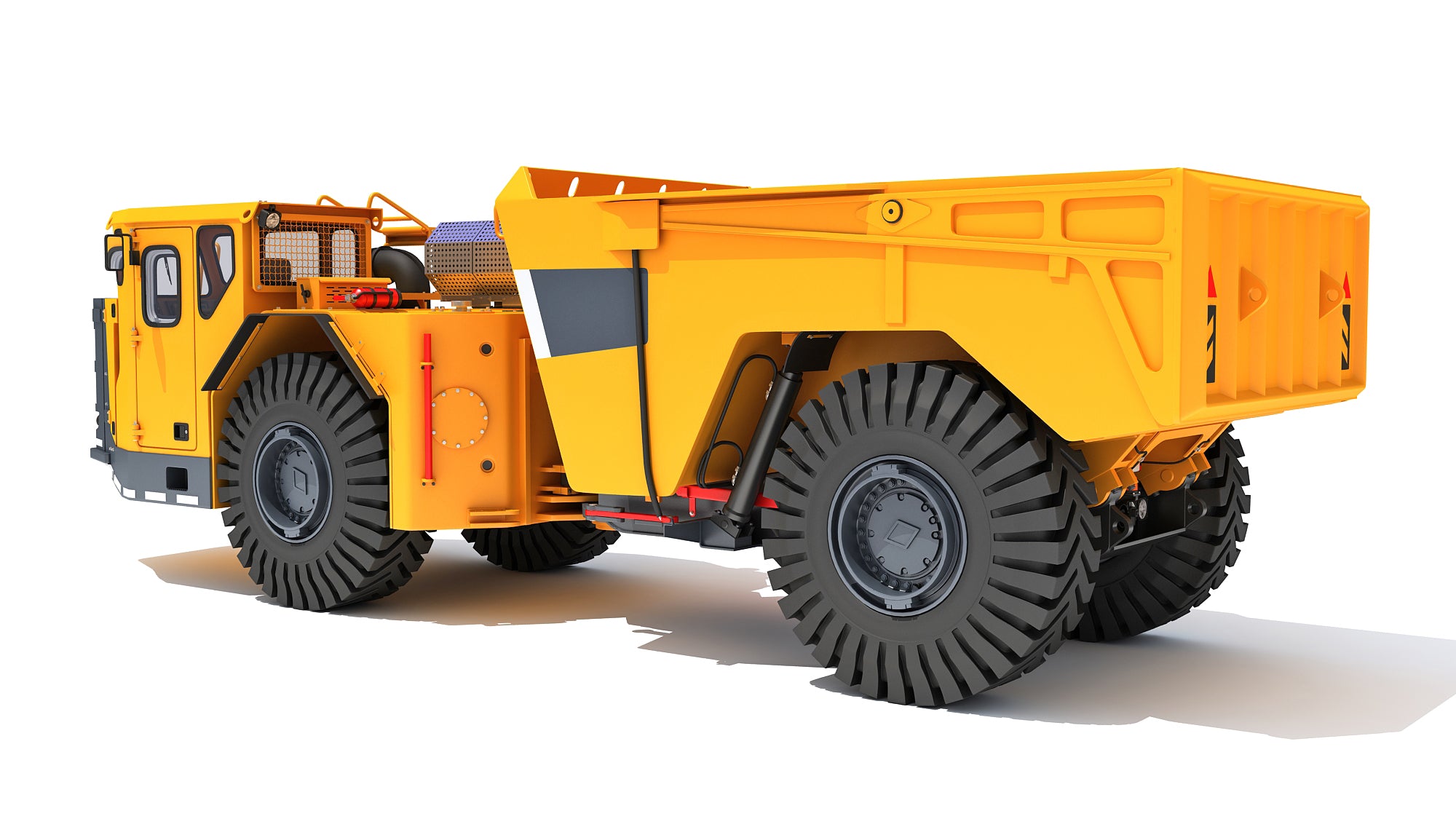Articulated Underground Mining Truck Haul Vehicle