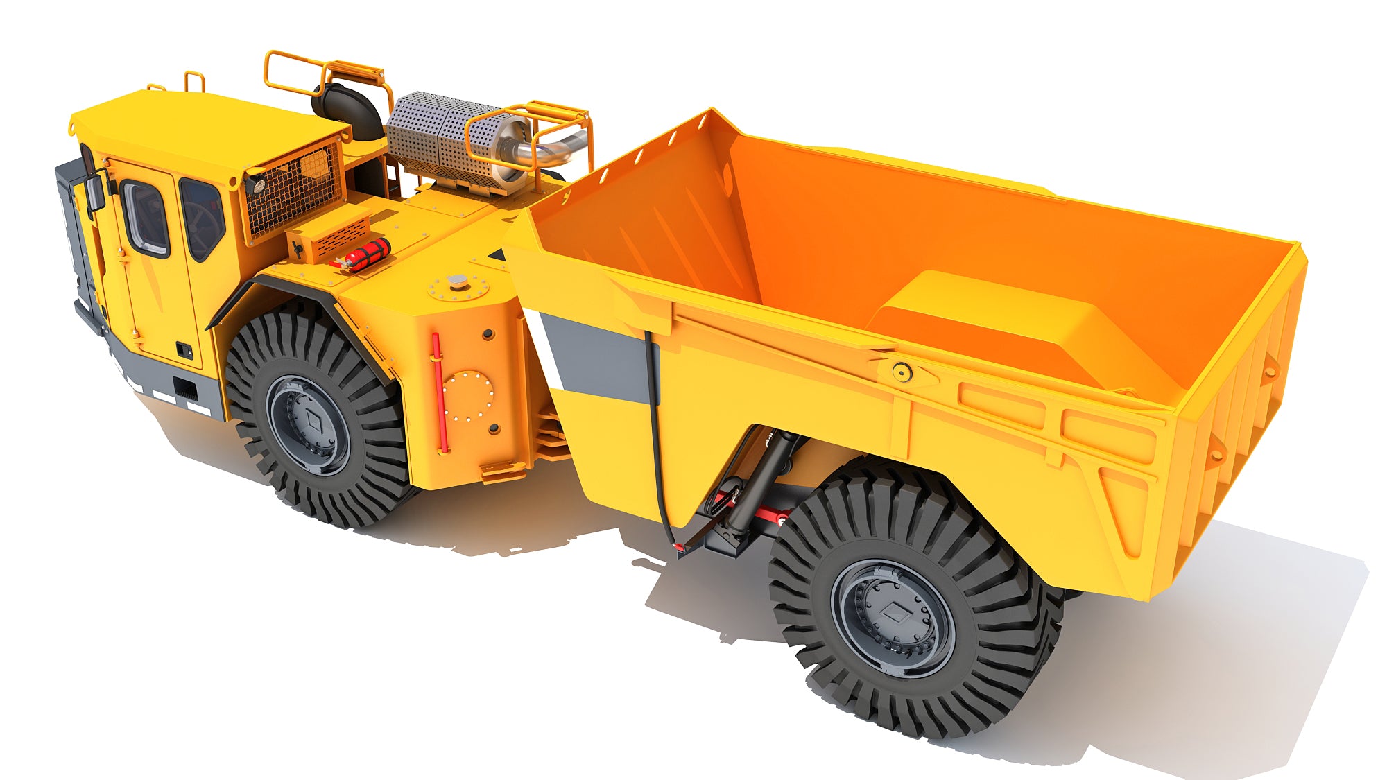 Articulated Underground Mining Truck Haul Vehicle