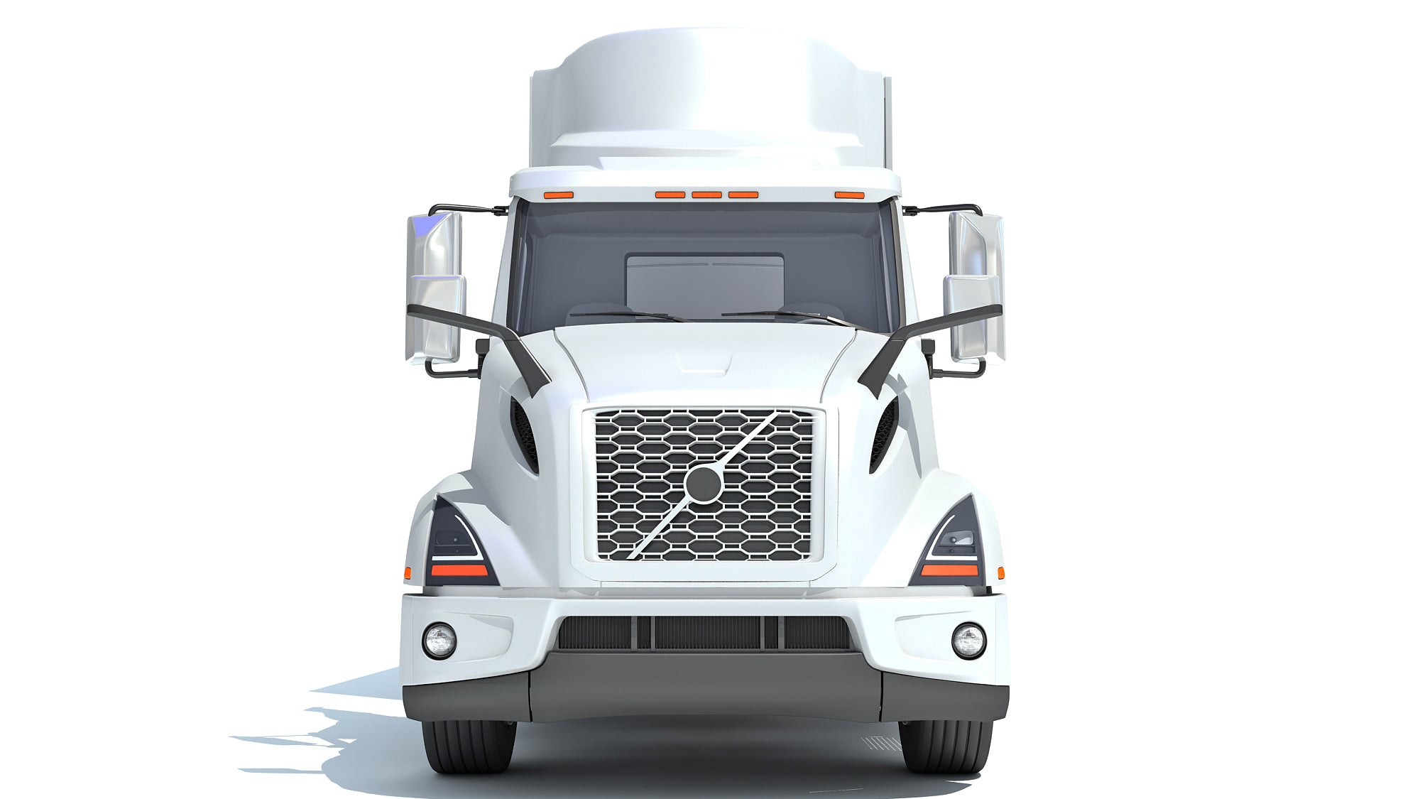 Semi Truck with Refrigerator Trailer