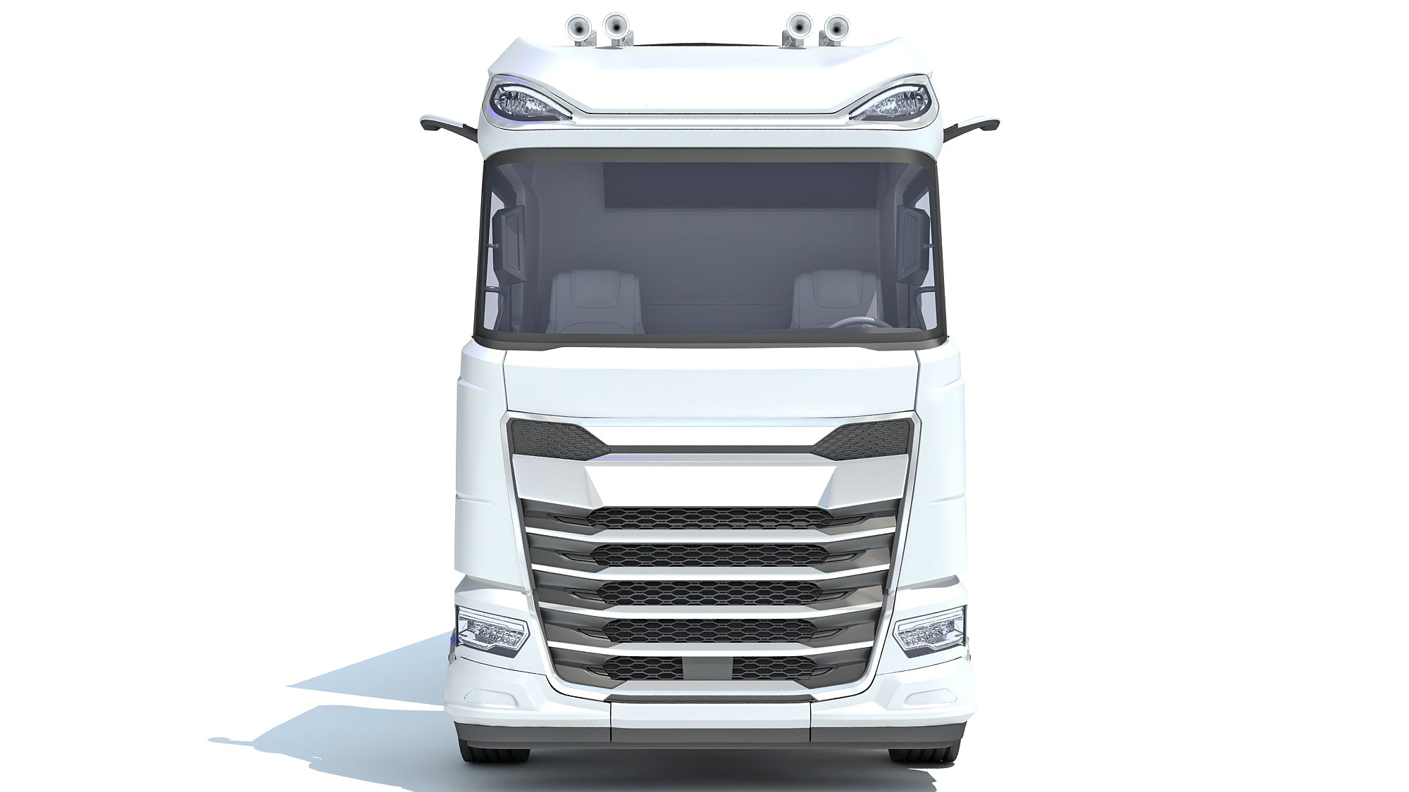Truck with Reefer Refrigerator Trailer