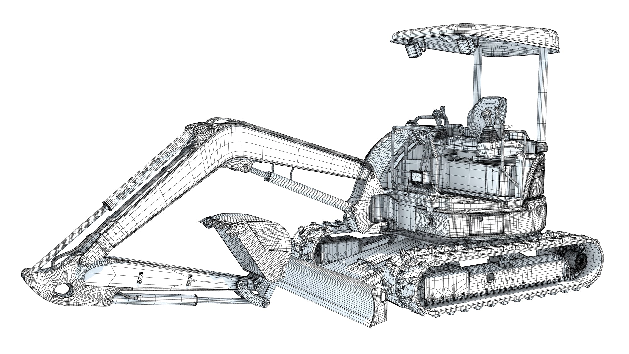 Mini Small Tracked Excavator Komatsu