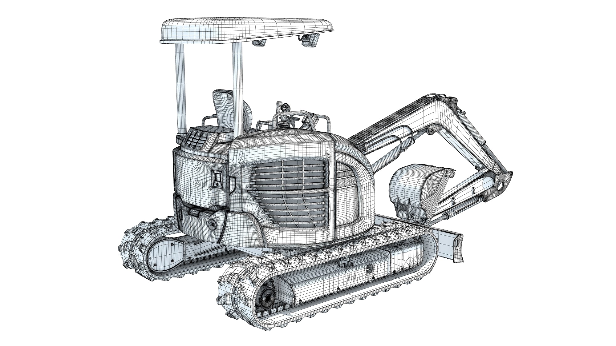 Mini Small Tracked Excavator Komatsu