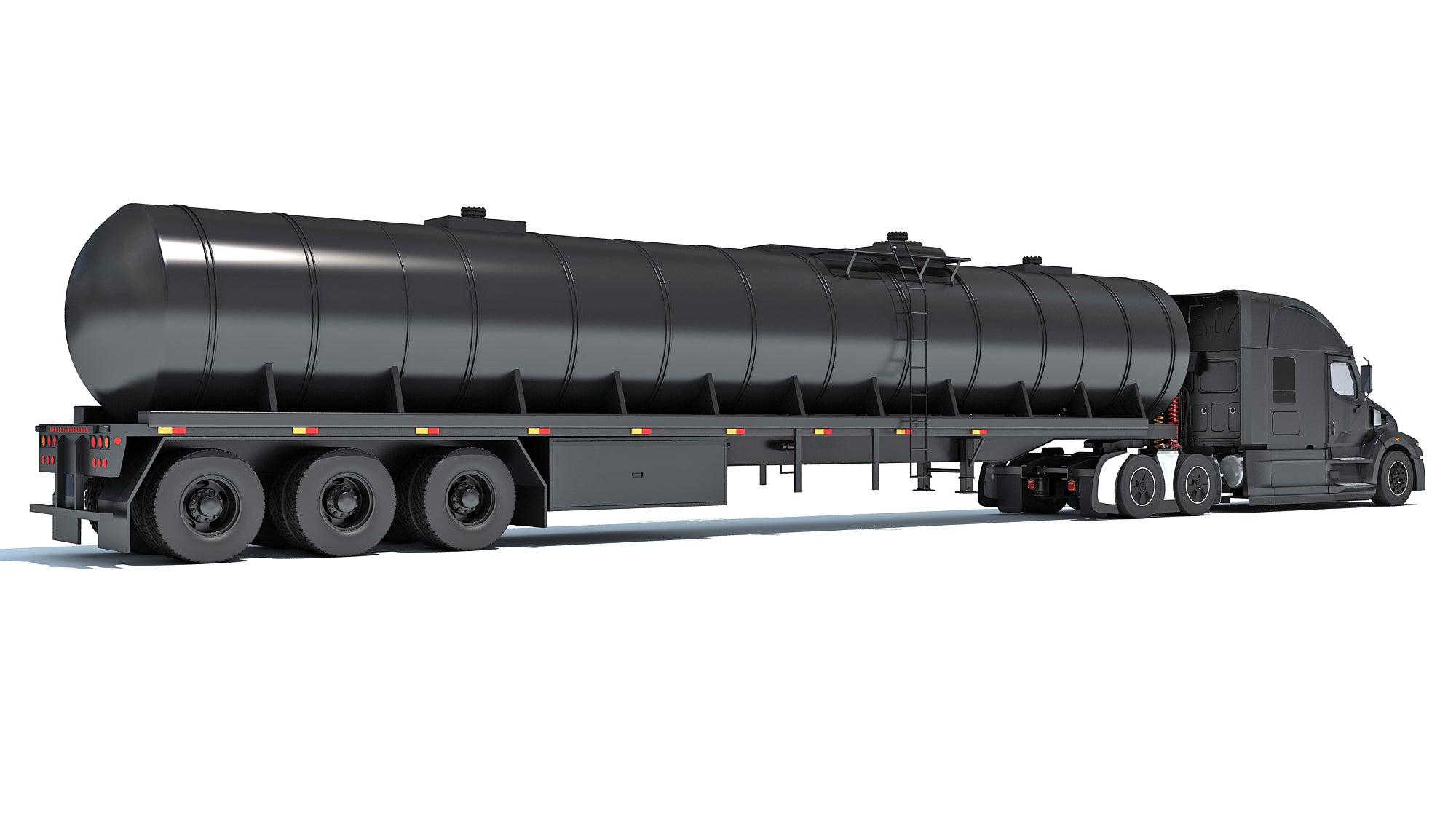 Truck with Tank Semitrailer