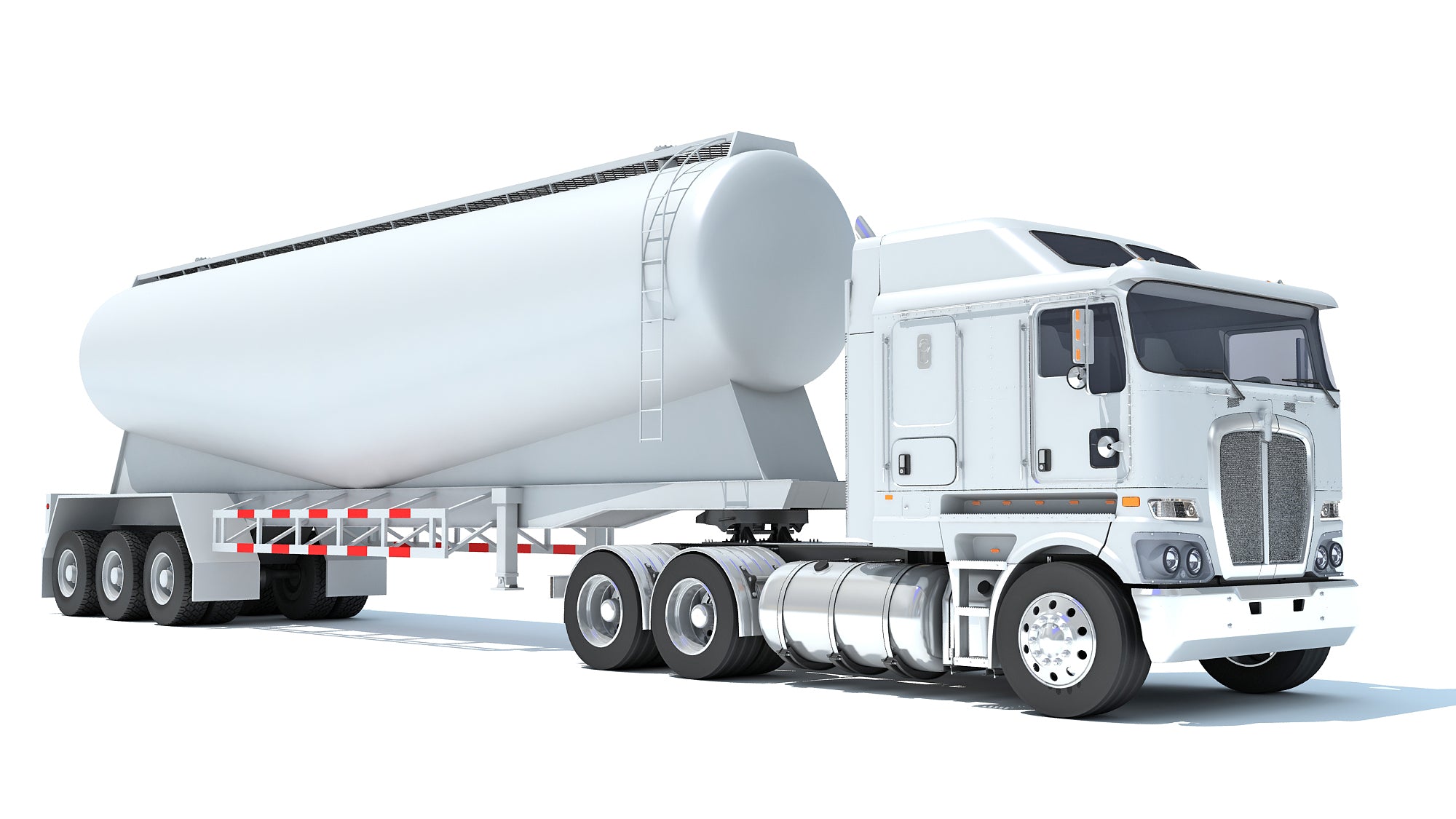 Truck with Tank Trailer