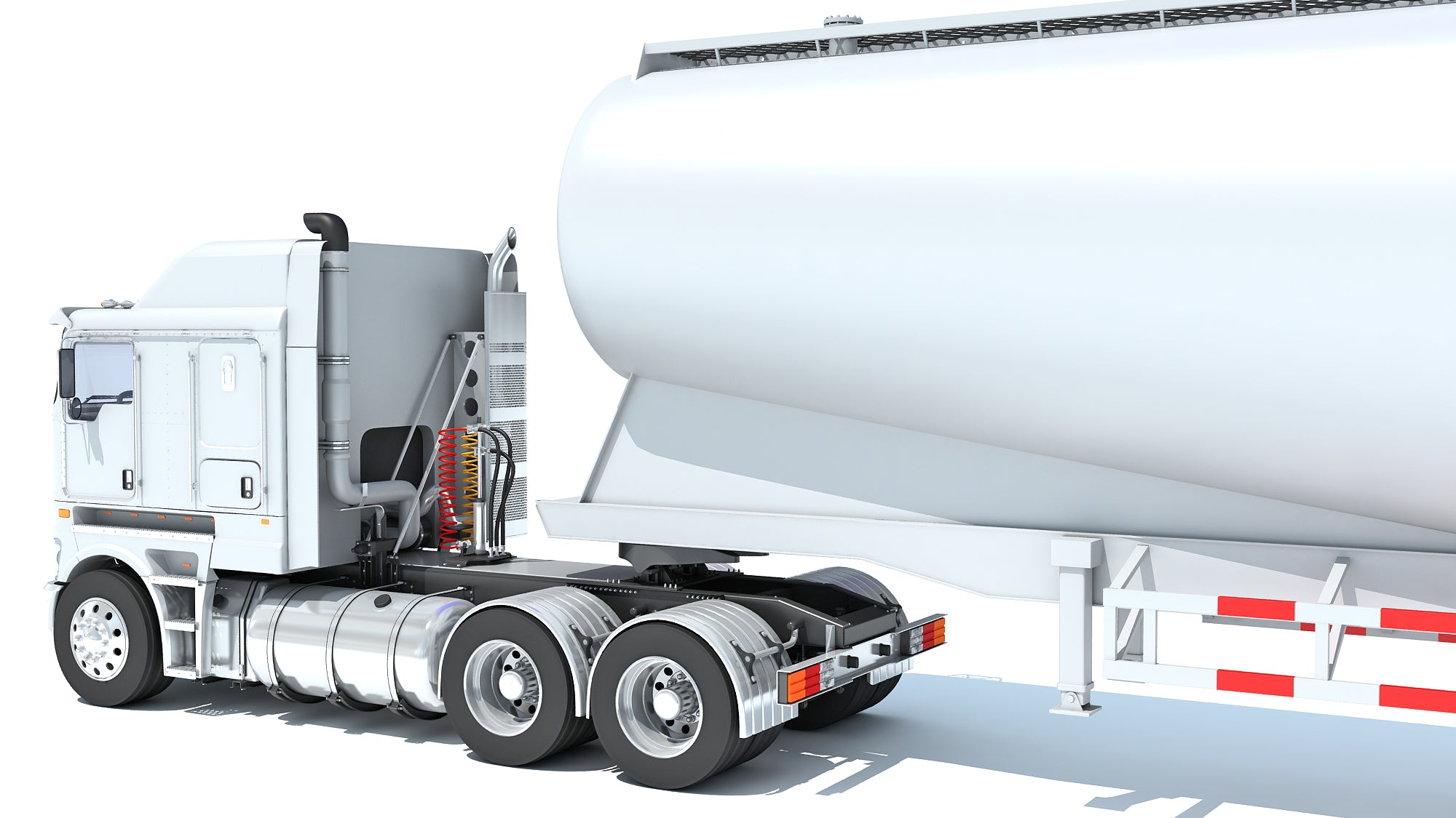 Truck with Tank Trailer