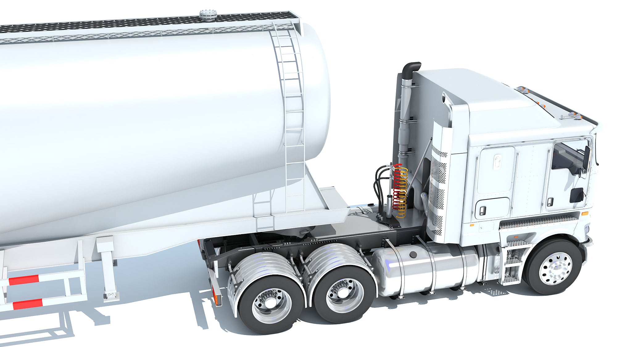 Truck with Tank Trailer
