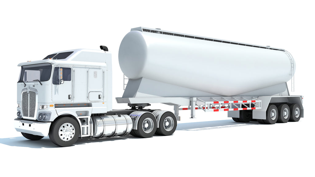 Truck with Tank Trailer