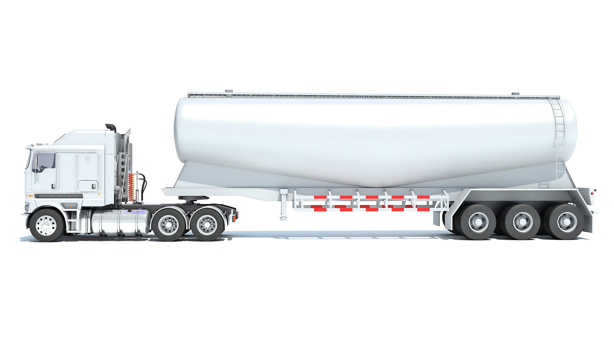 Truck with Tank Trailer