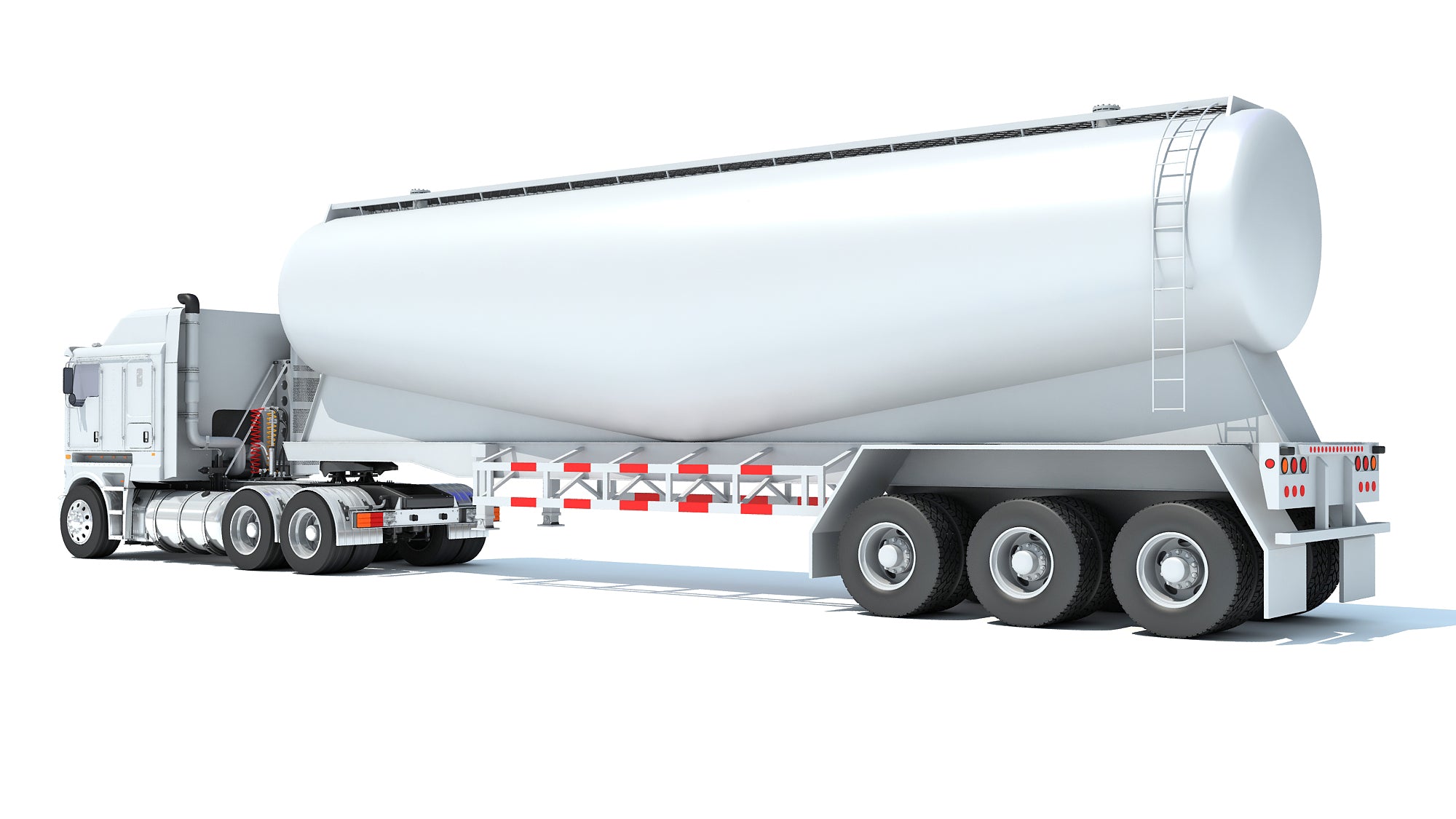 Truck with Tank Trailer