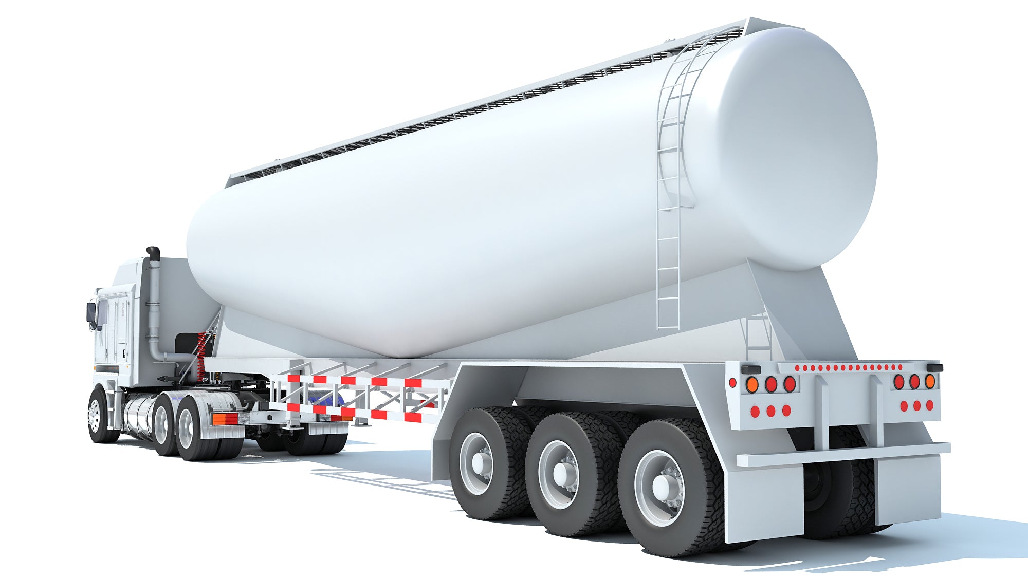 Truck with Tank Trailer