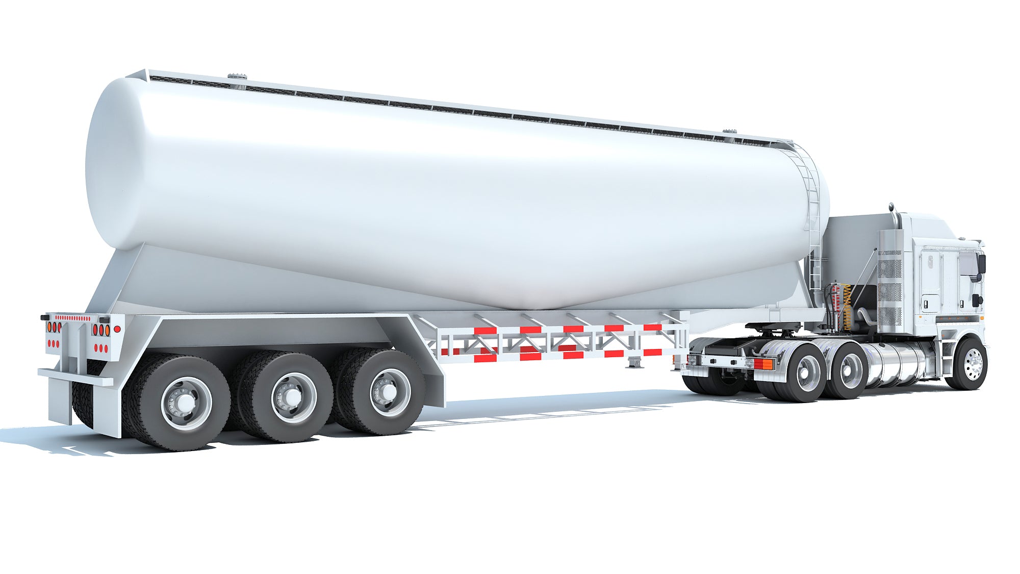 Truck with Tank Trailer