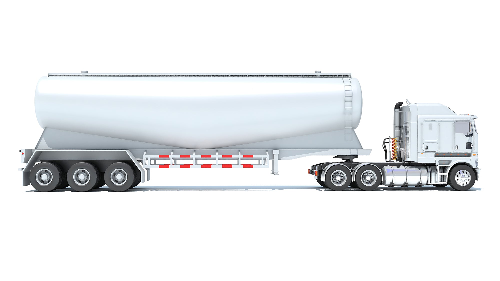 Truck with Tank Trailer