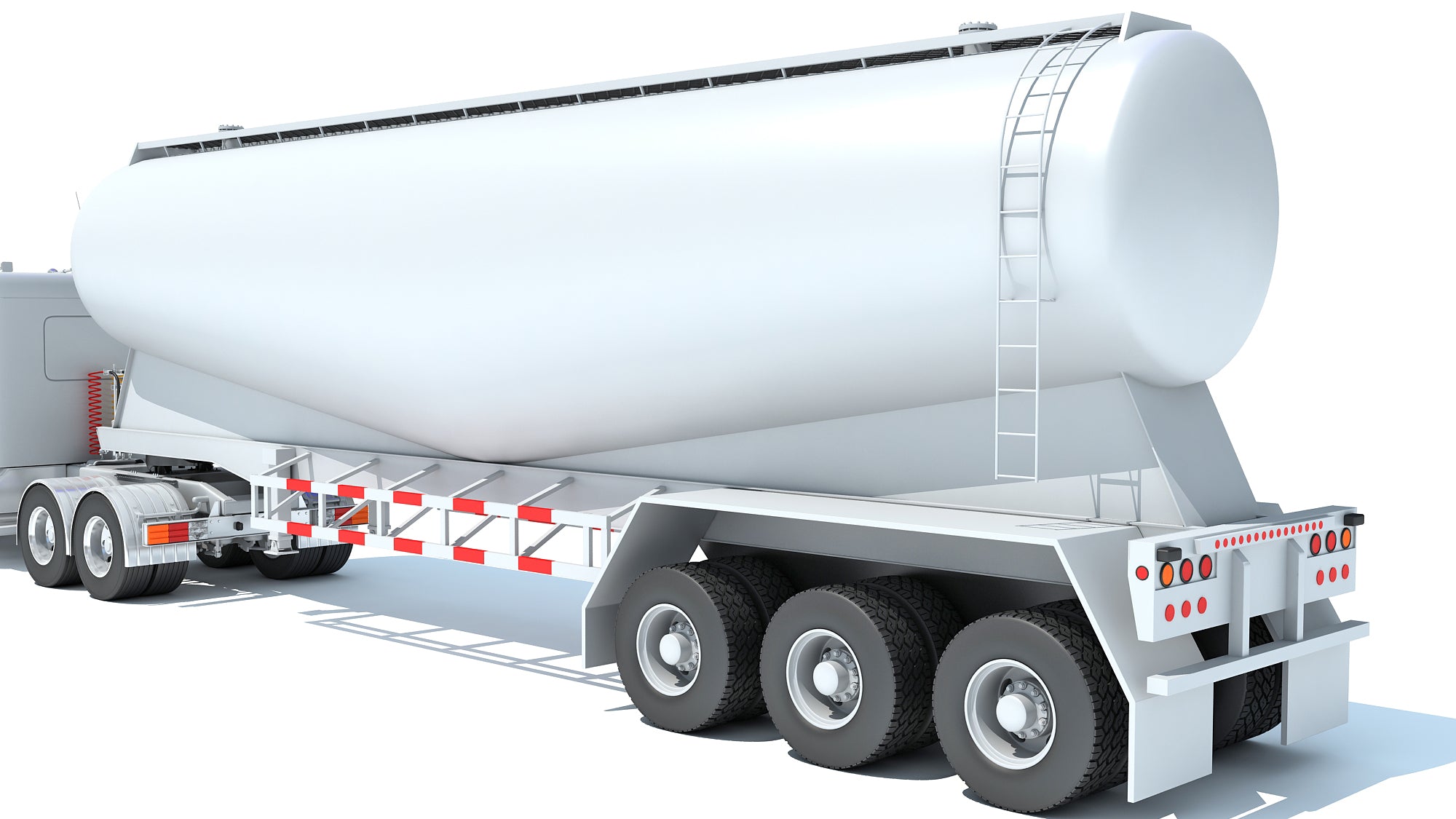 Semi Truck with Tank Trailer