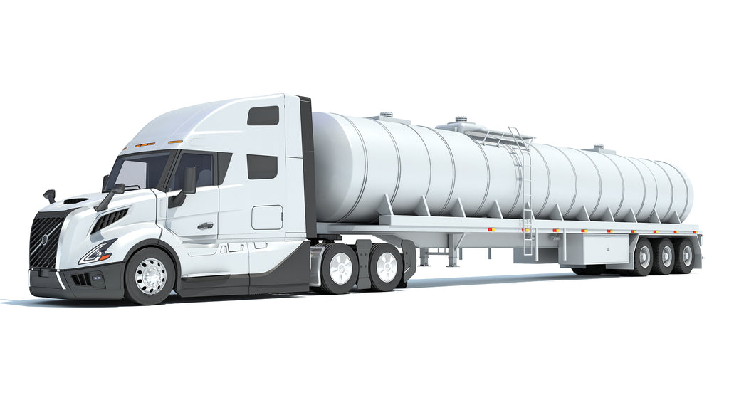 2024 Truck with Tank Semi Trailer