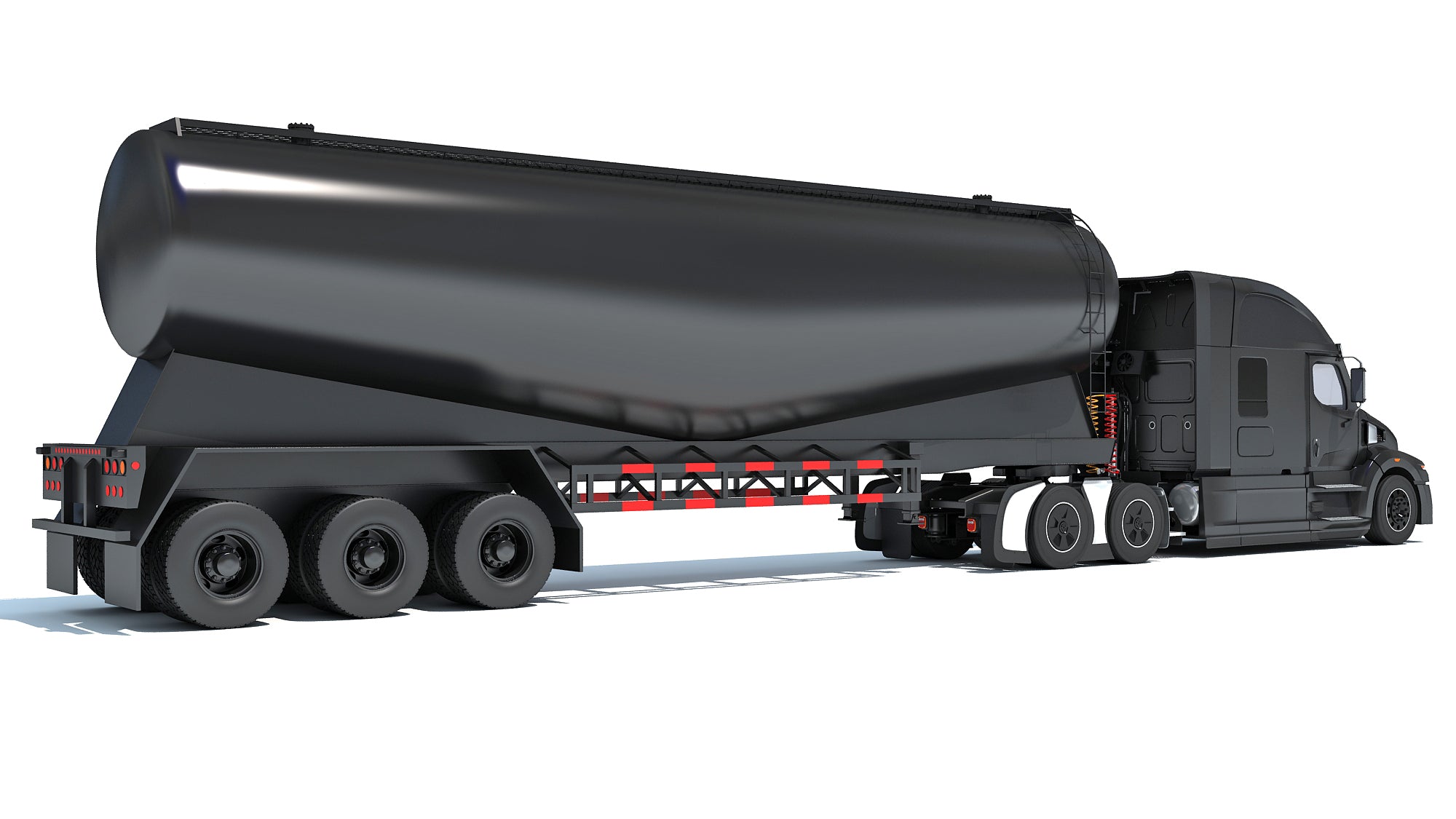 Heavy Truck with Tank Trailer