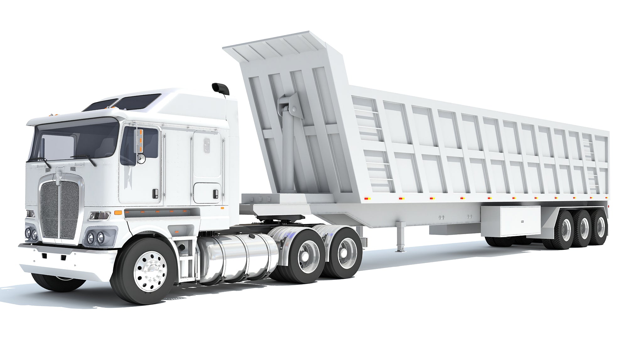 Truck with Tipper Trailer