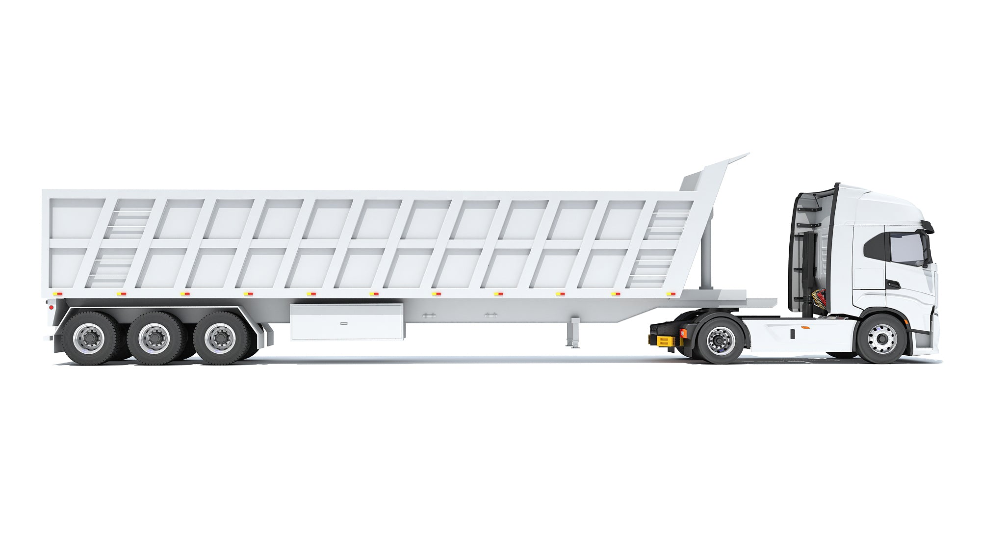 Iveco Truck with Tipper Trailer