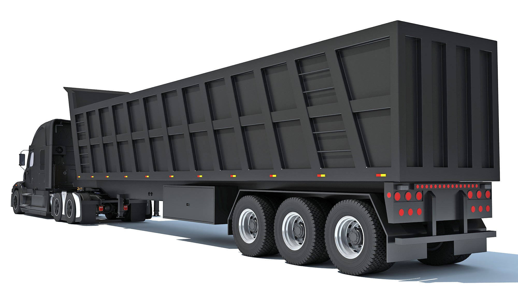 Truck with Tipper Trailer