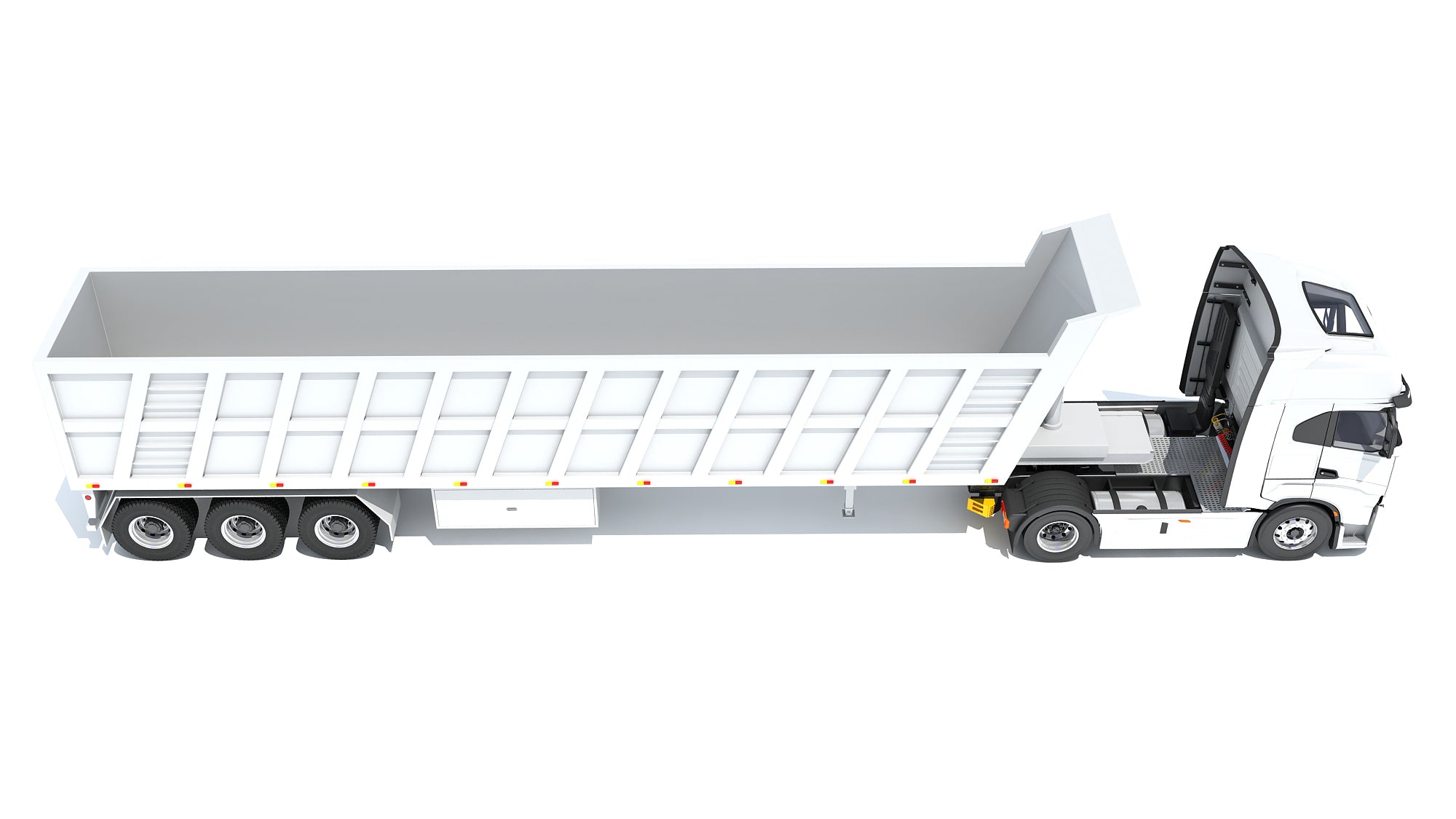 Iveco Truck with Tipper Trailer