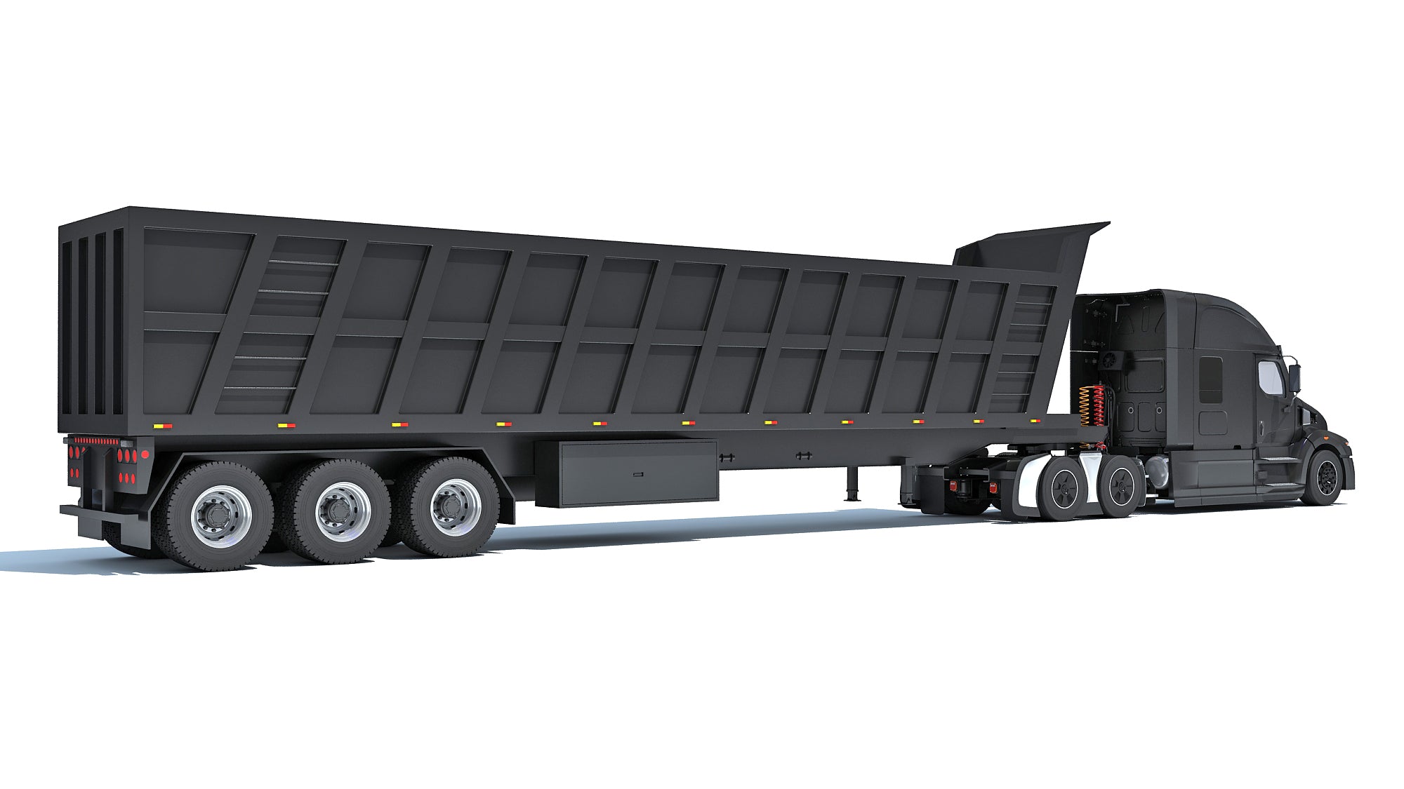 Truck with Tipper Trailer