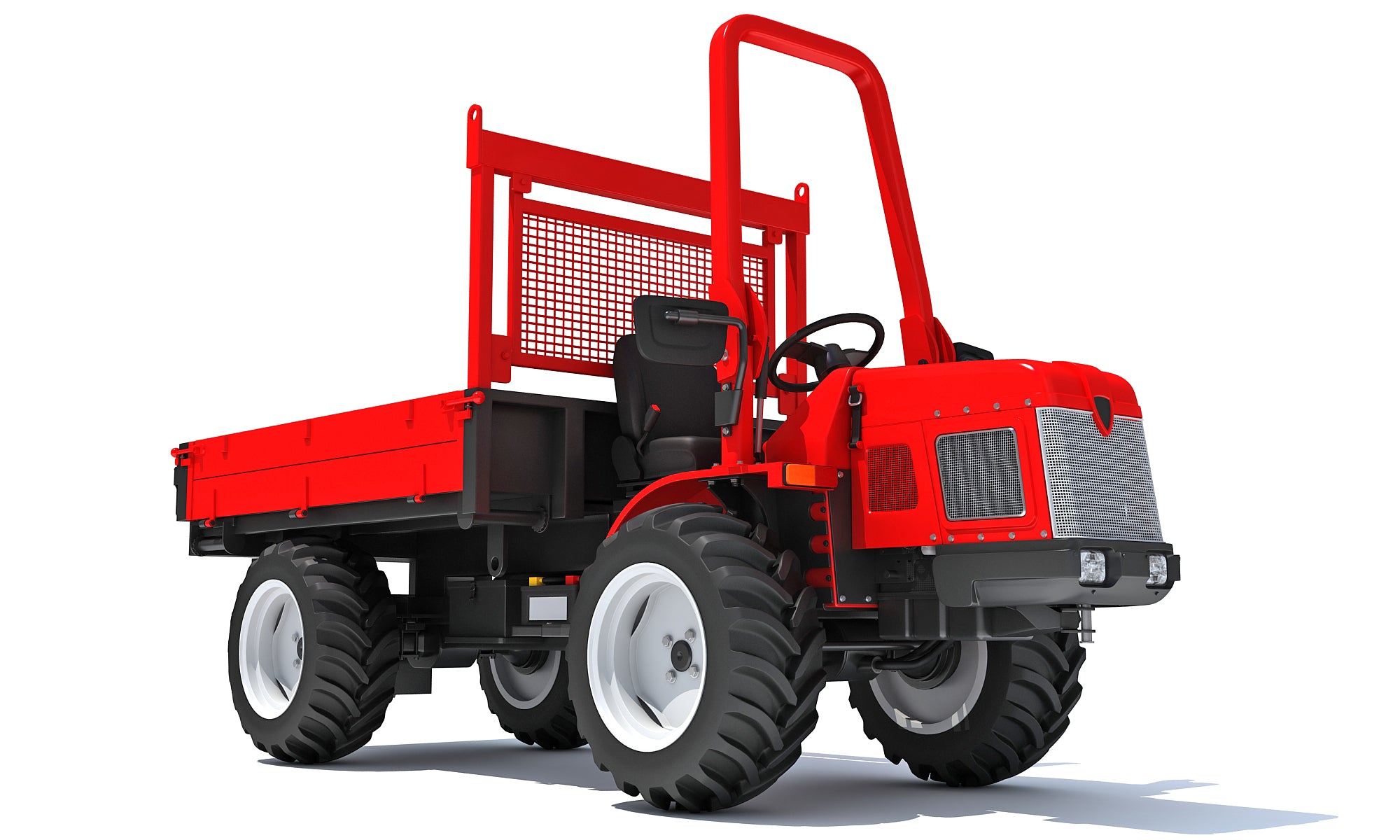 File Tractor Compact Farm Transporter Tractor Trailer – 3D Horse