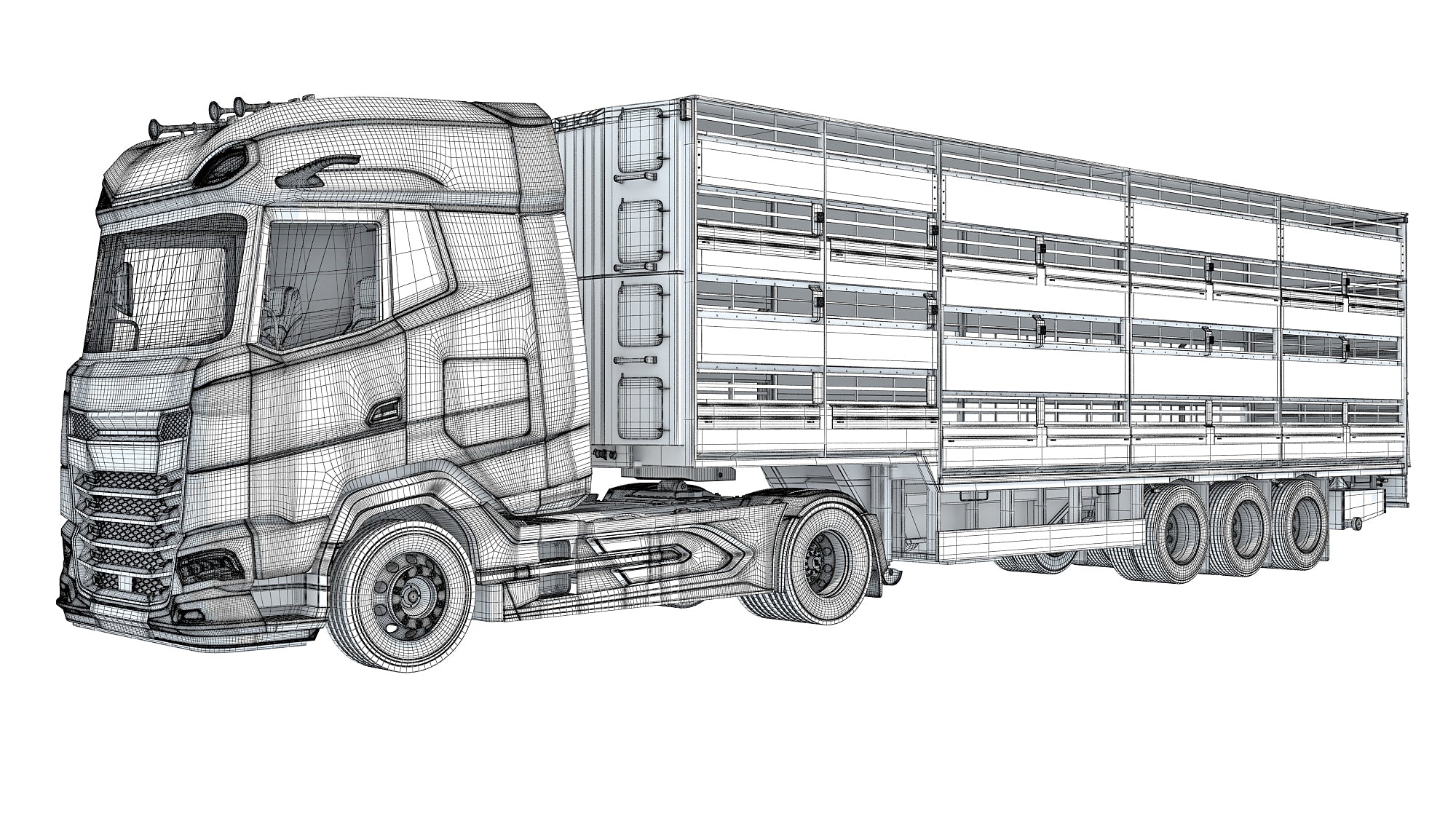 DAF XG Animal Transporter Truck