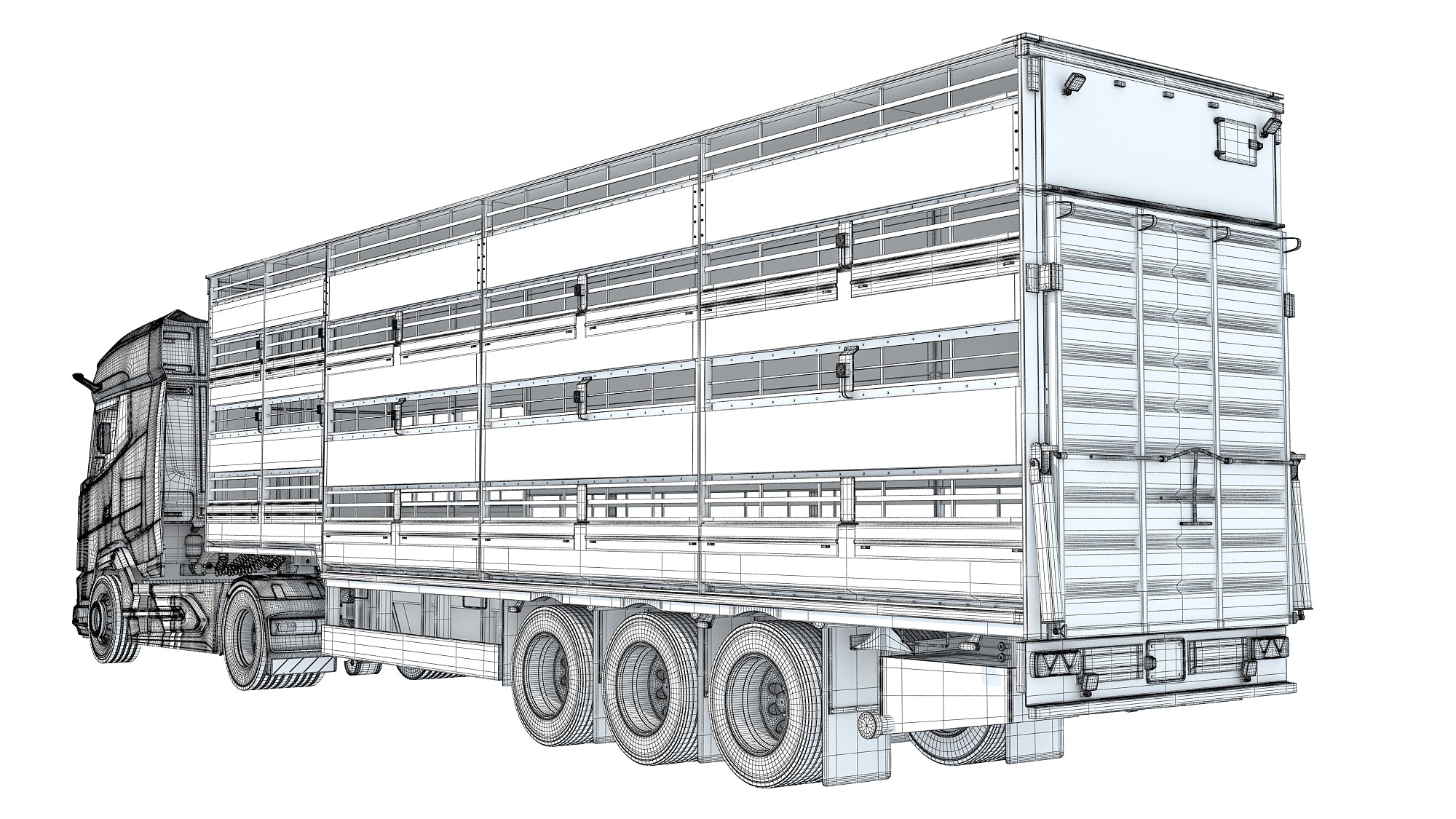 DAF XG Animal Transporter Truck