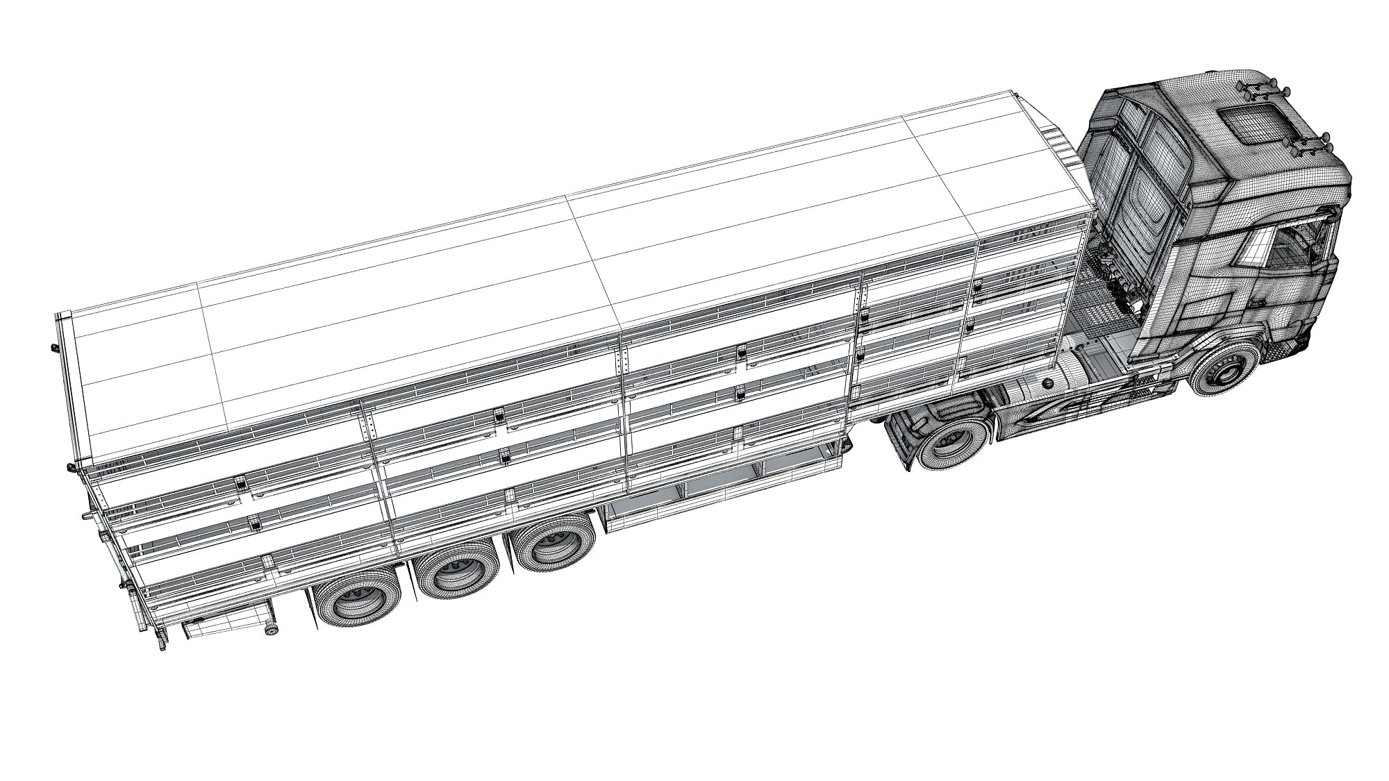 DAF XG Animal Transporter Truck