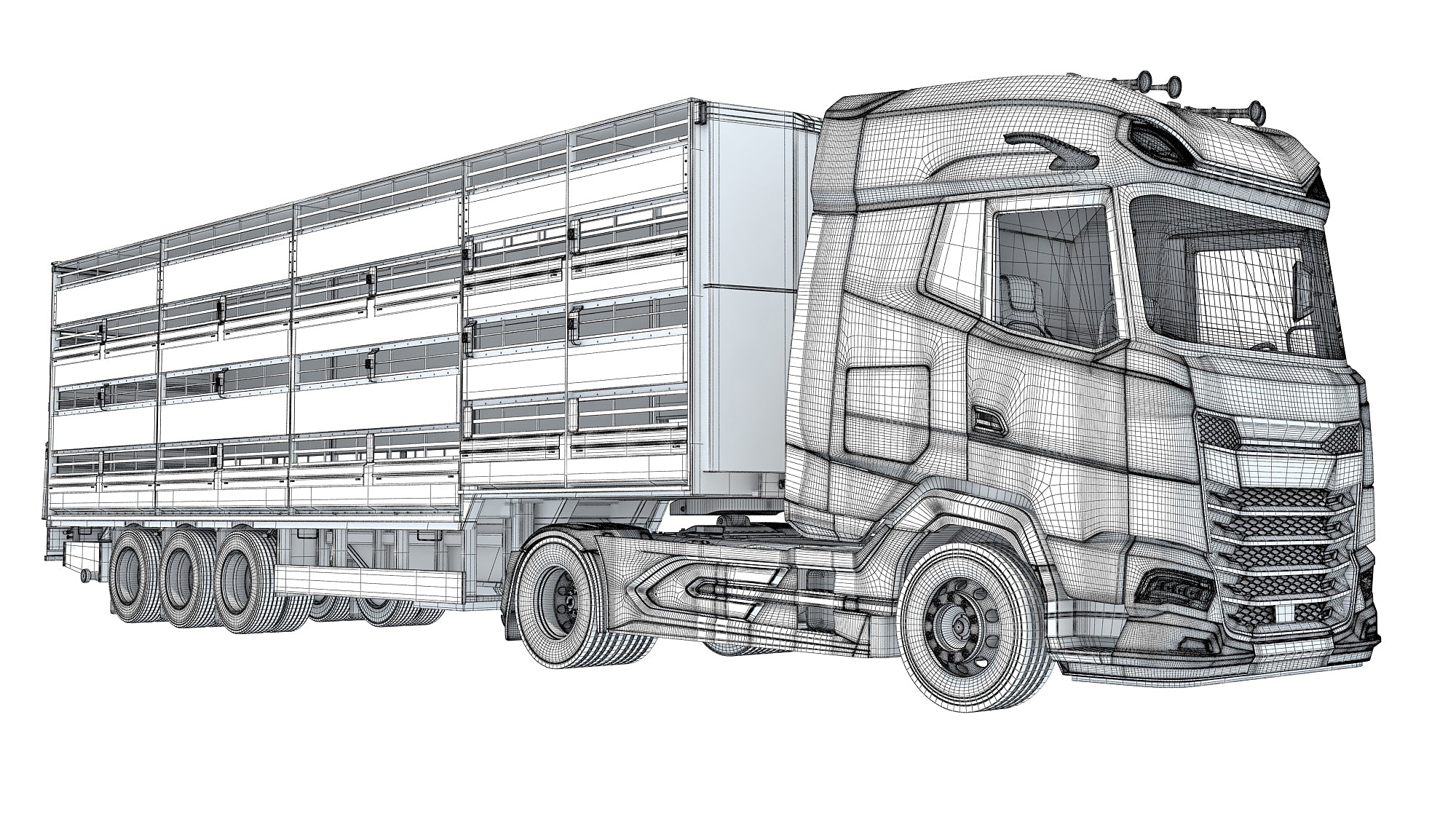 DAF XG Animal Transporter Truck