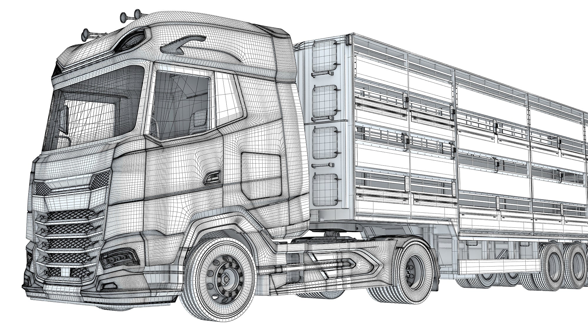 DAF XG Animal Transporter Truck