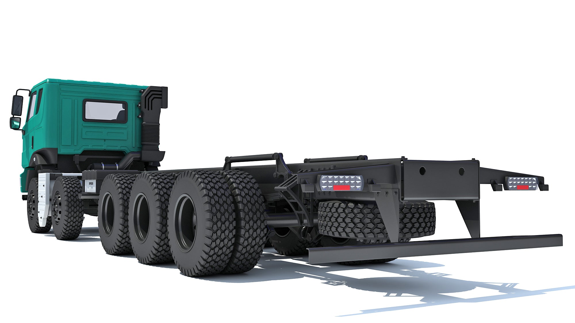 Mahindra Blazo Truck Chassis 3D Model
