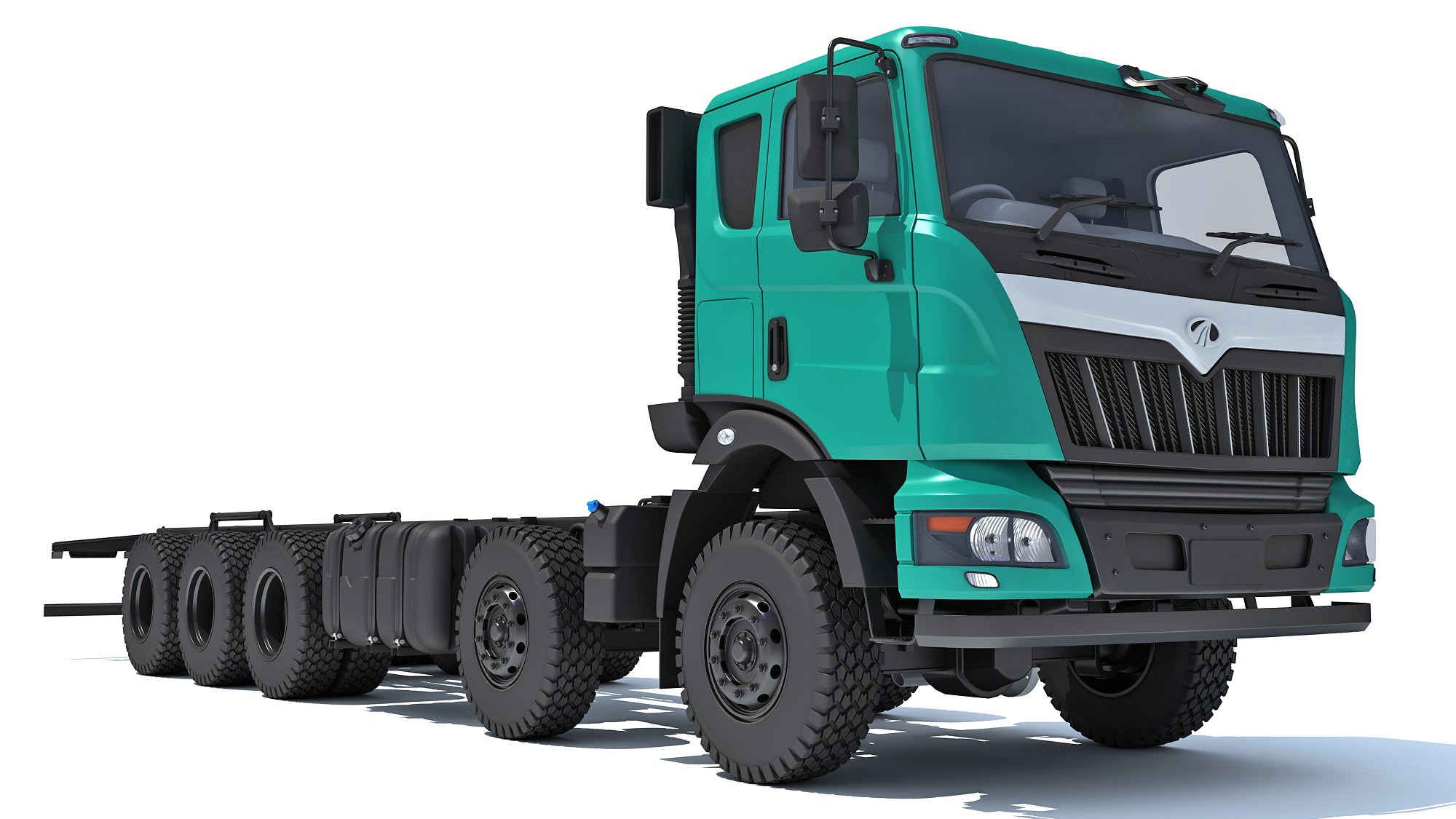 Mahindra Blazo Truck Chassis 3D Model