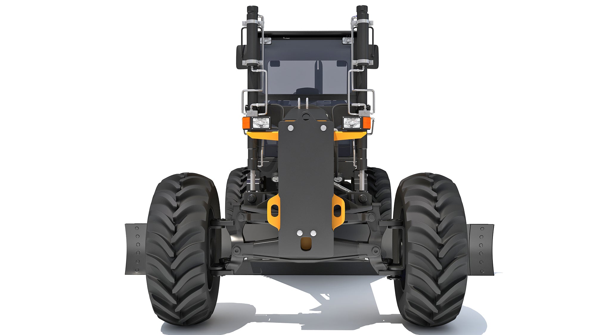 Case Motor Grader Construction Equipment 3D Model